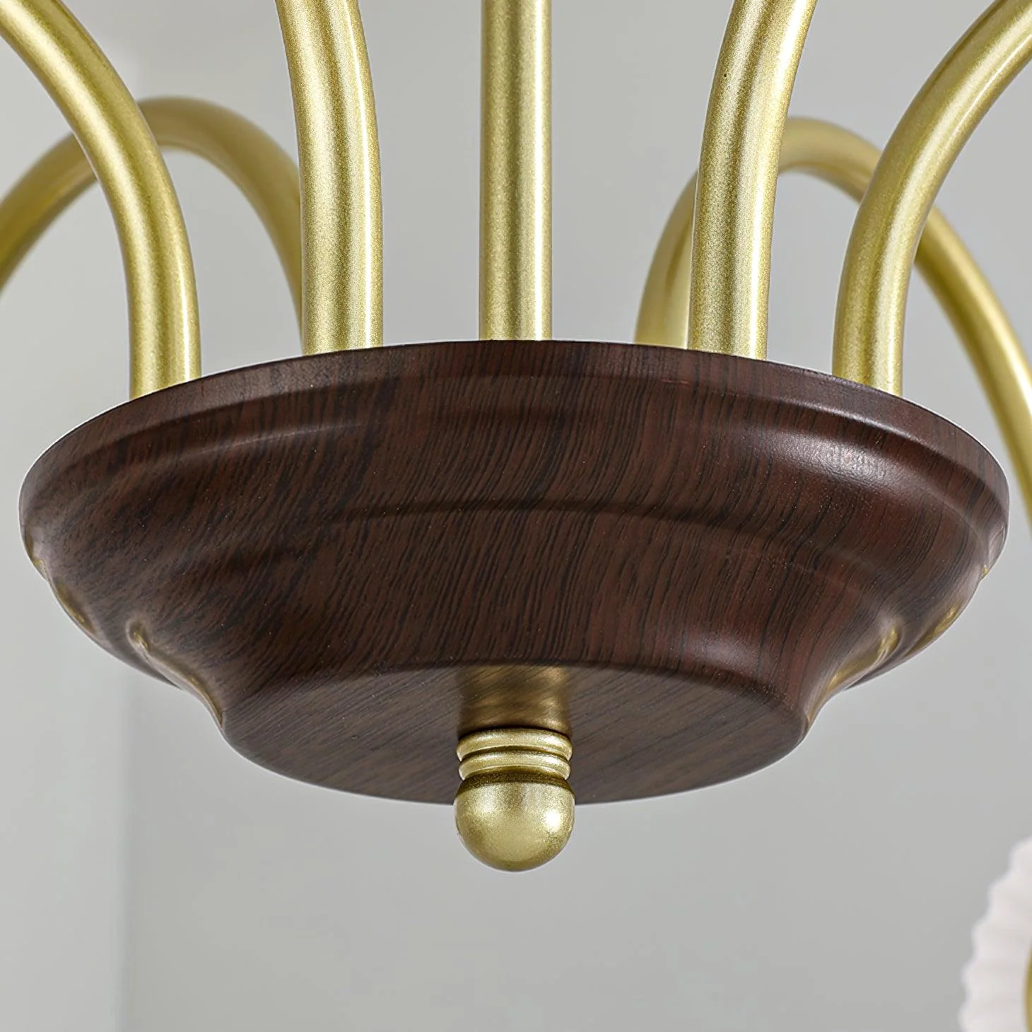 Lustra Chandelier Sculptural Glass Ribbed with Iron - Image 39