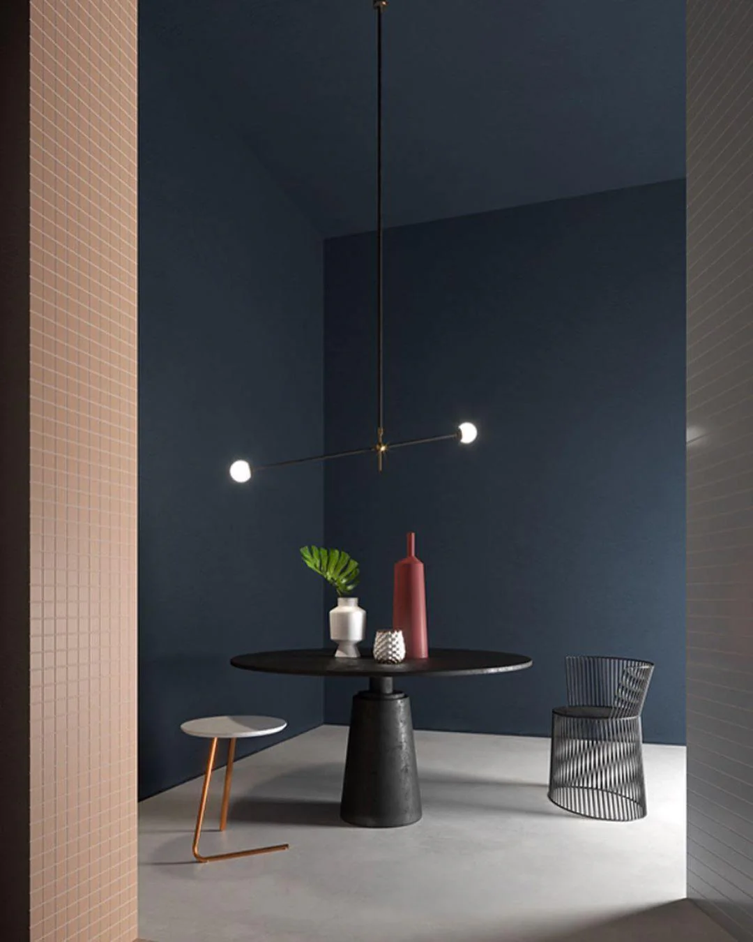 Lustra Chandelier SI Brass Glass Globe - Image 33