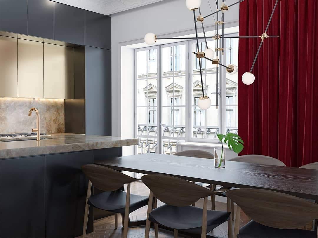 Lustra Chandelier SI Brass Glass Globe - Image 35