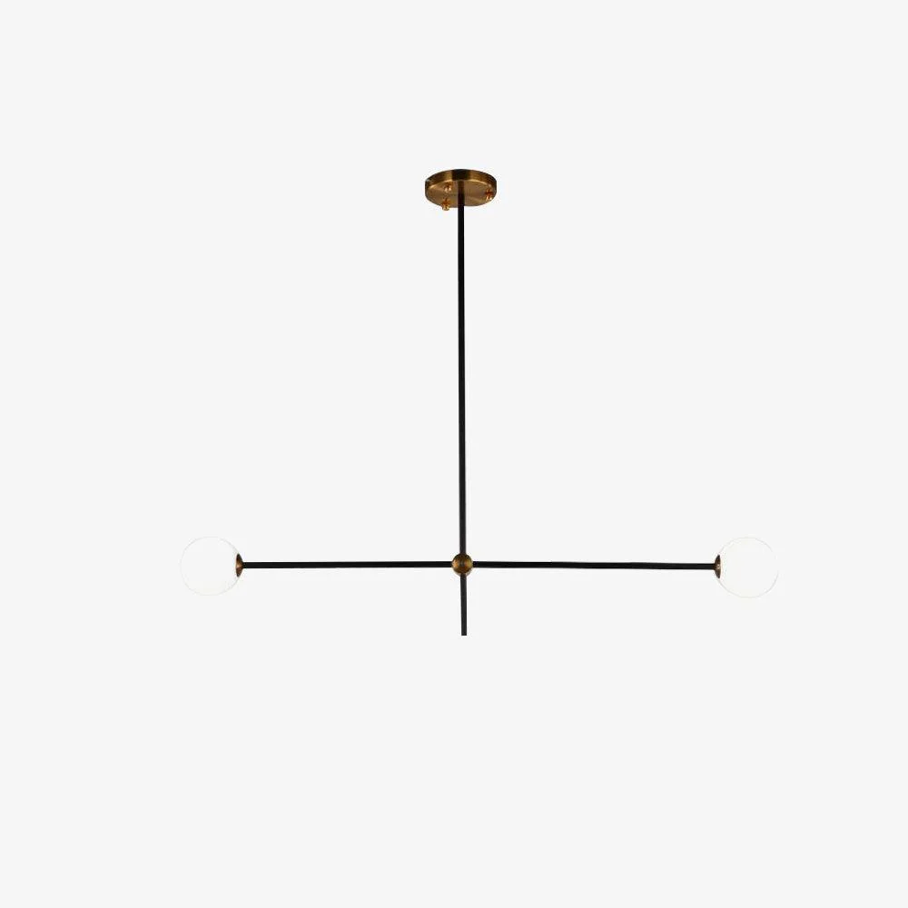 Lustra Chandelier SI Brass Glass Globe - Image 57