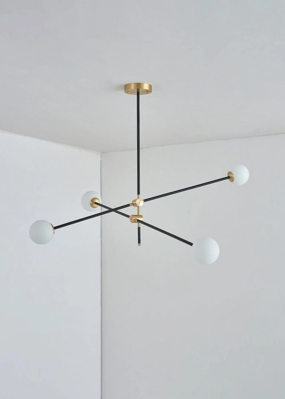 Lustra Chandelier SI Brass Glass Globe - Image 59
