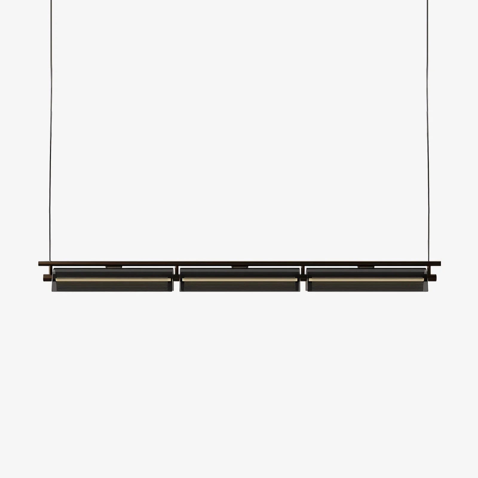 Lustra Chandelier Smoky Glass Modern