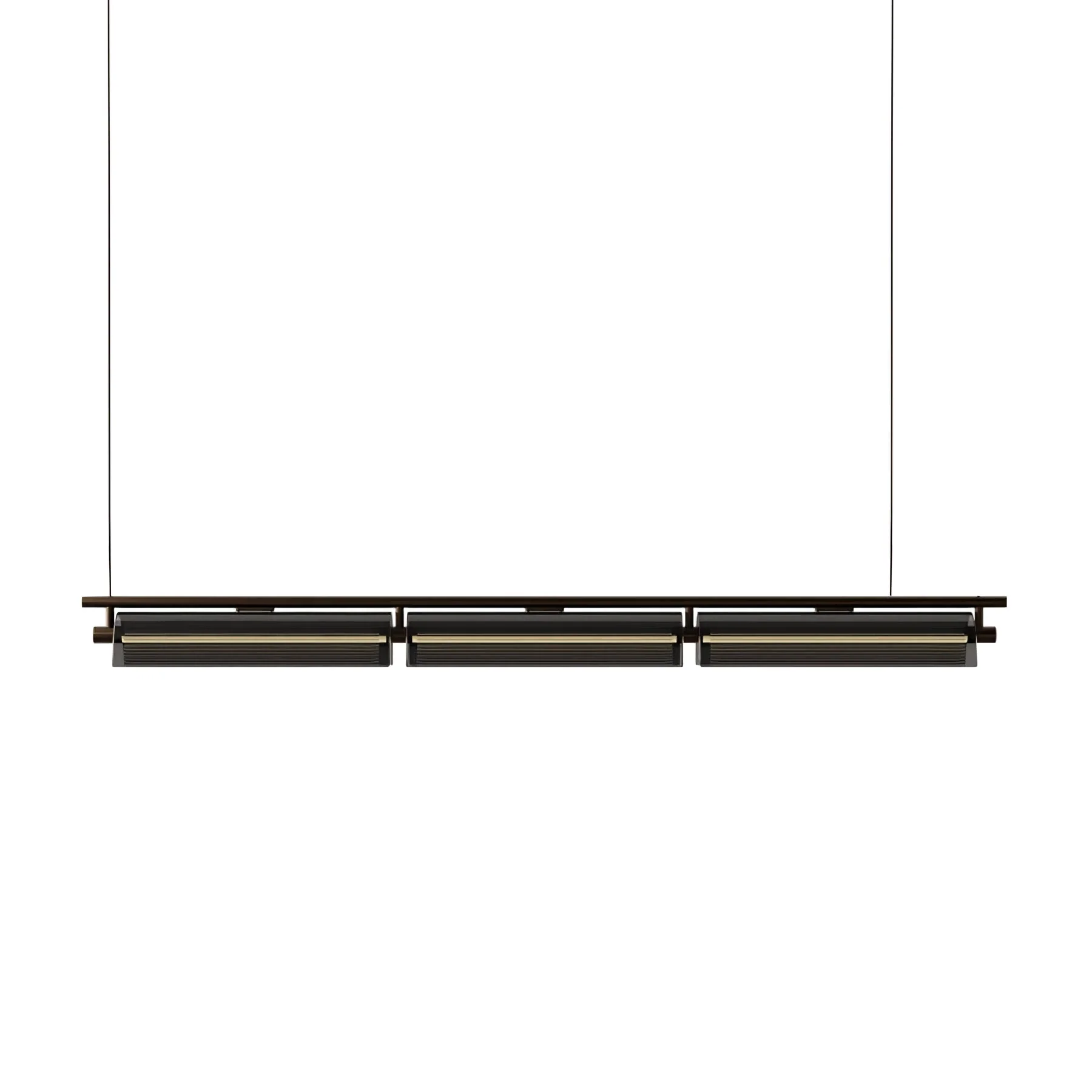 Lustra Chandelier Smoky Glass Modern - Image 10