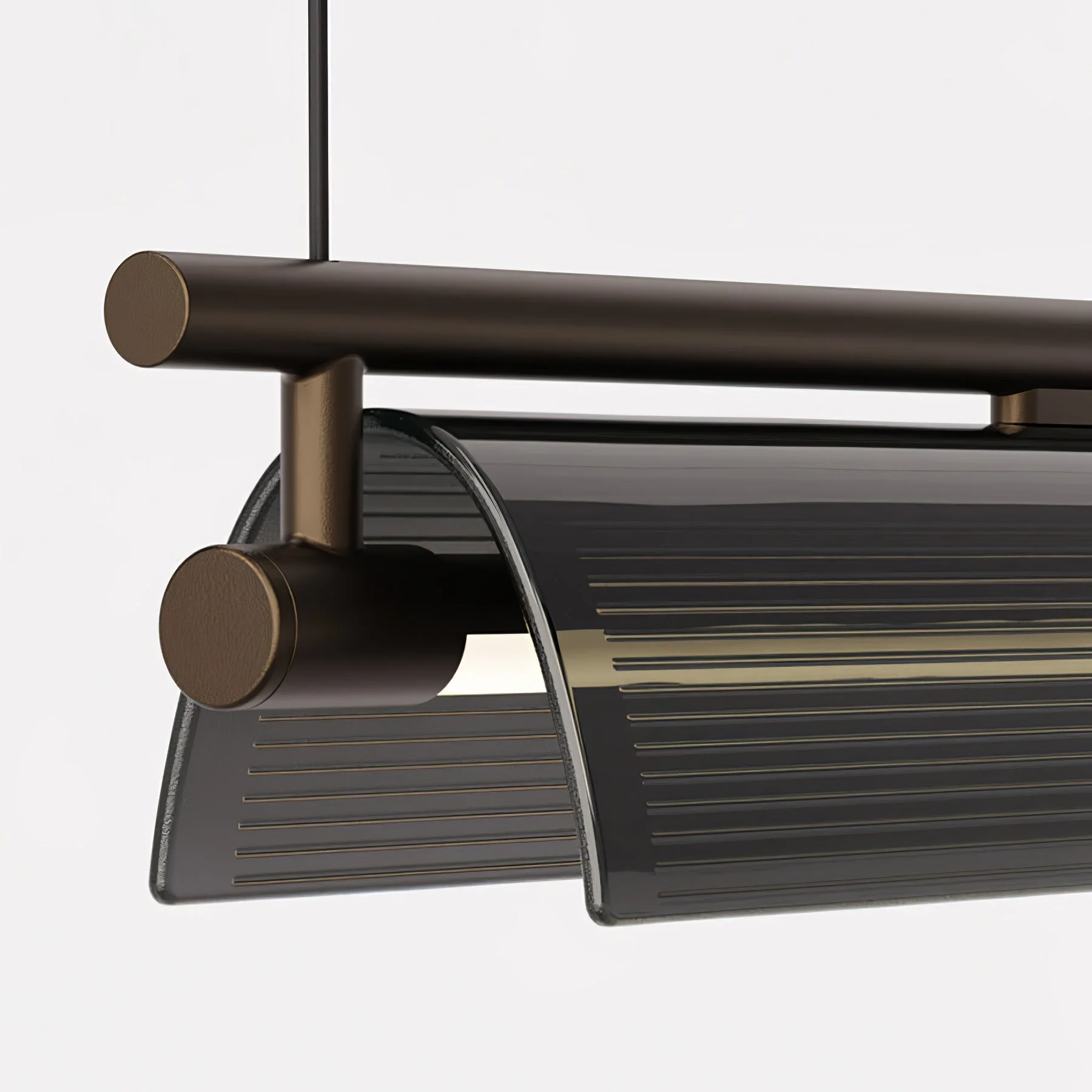 Lustra Chandelier Smoky Glass Modern - Image 22