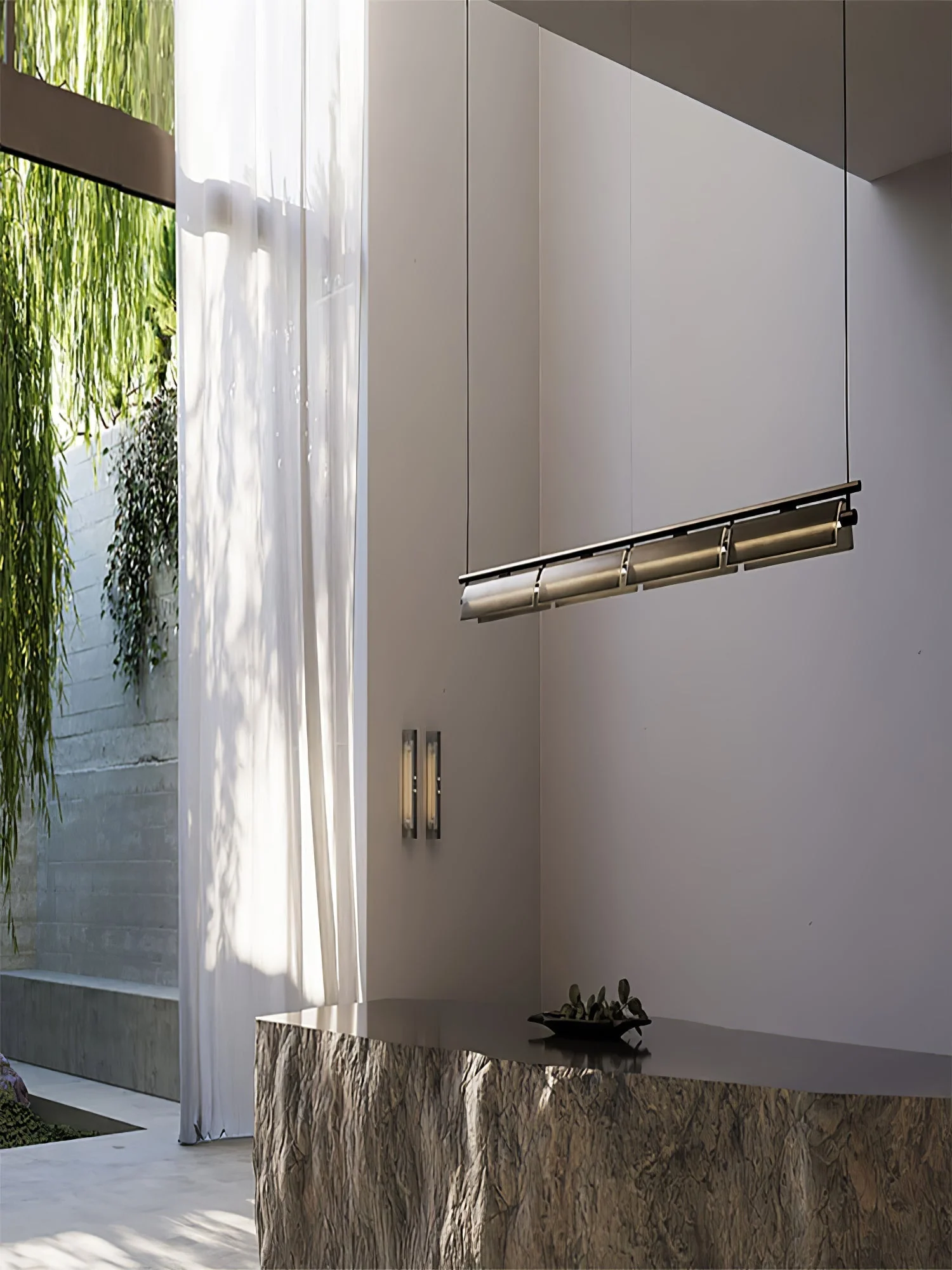 Lustra Chandelier Smoky Glass Modern - Image 24