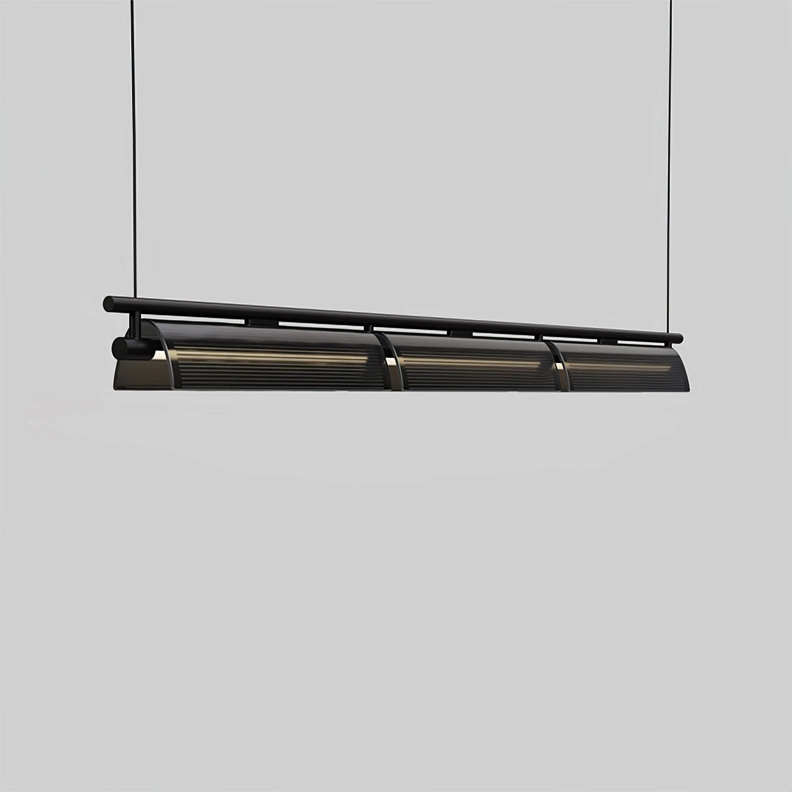 Lustra Chandelier Smoky Glass Modern - Image 25