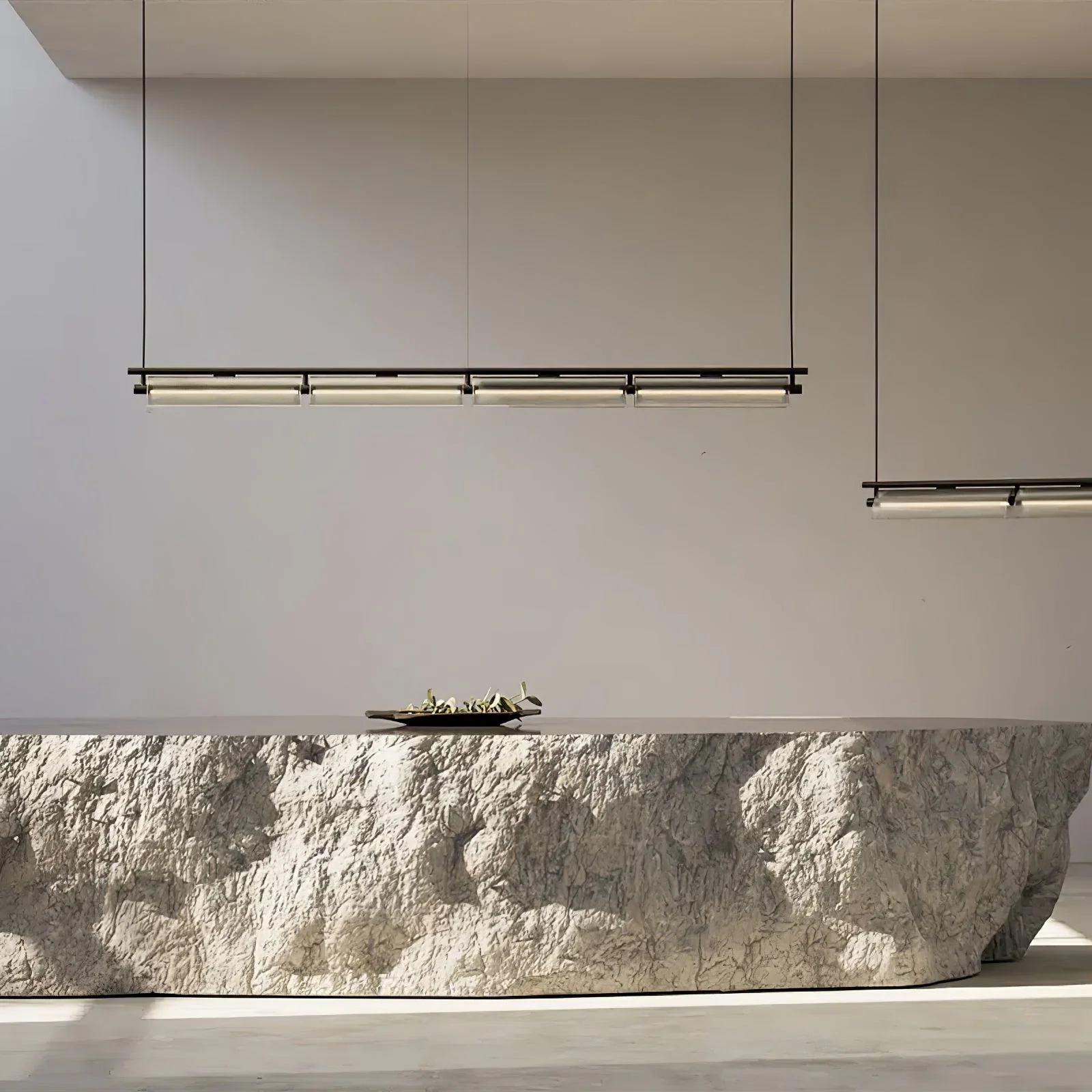 Lustra Chandelier Smoky Glass Modern - Image 4