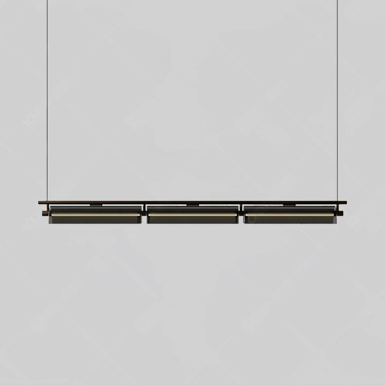 Lustra Chandelier Smoky Glass Modern - Image 6