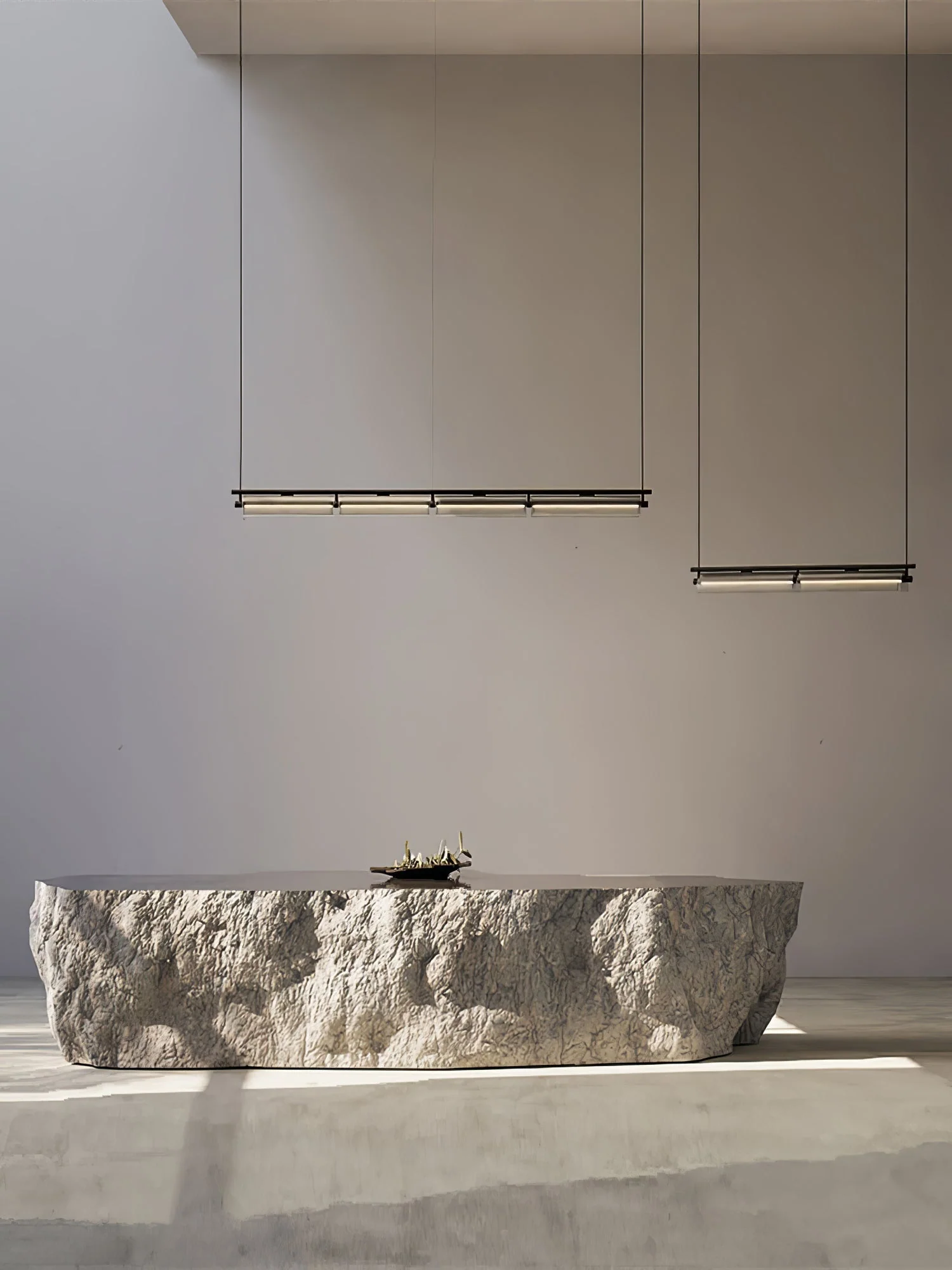 Lustra Chandelier Smoky Glass Modern - Image 7