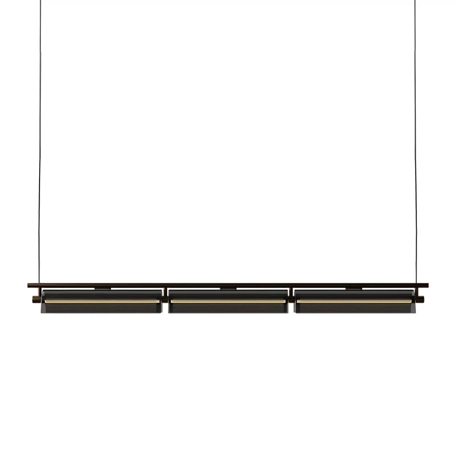 Lustra Chandelier Smoky Glass Modern - Image 8