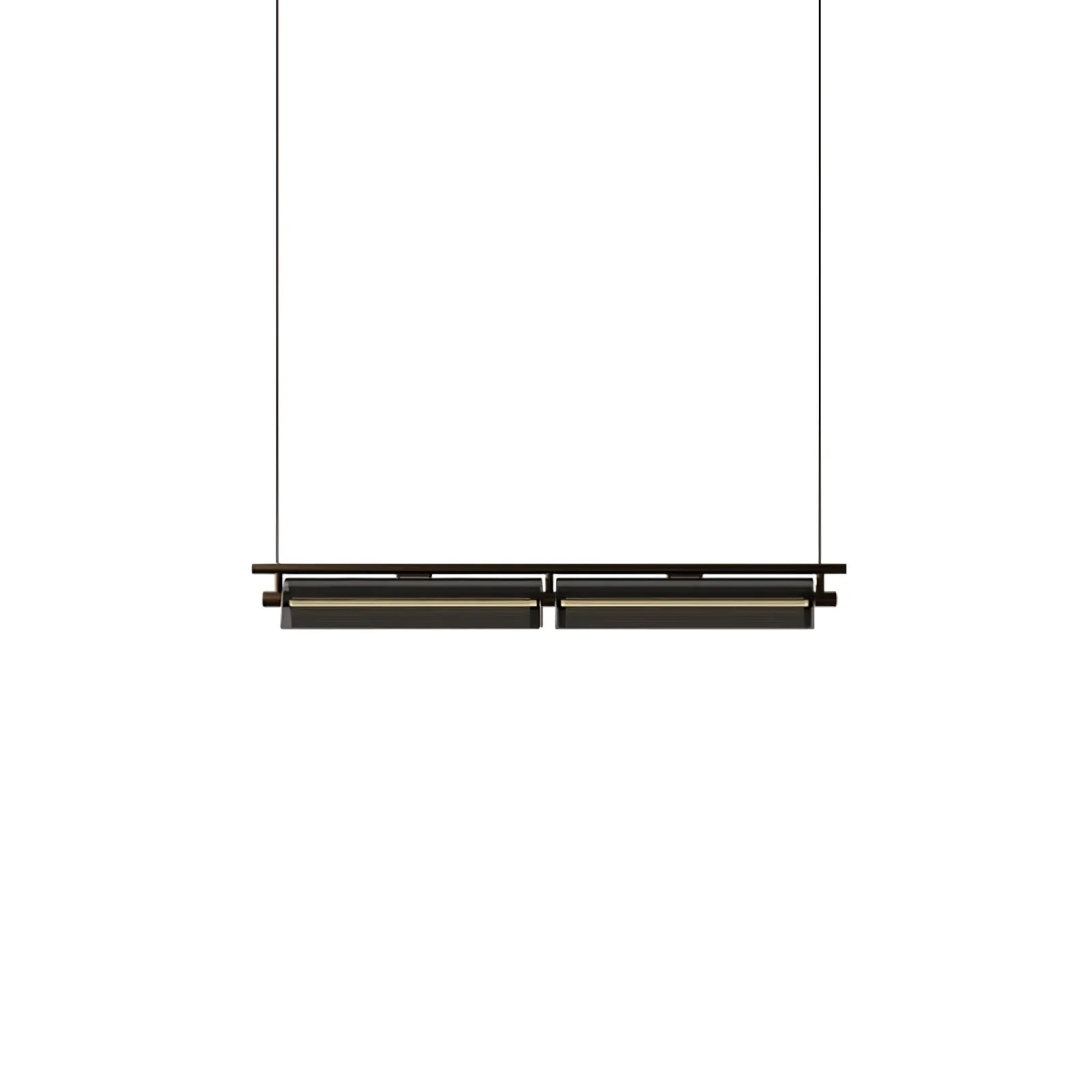 Lustra Chandelier Smoky Glass Modern - Image 9