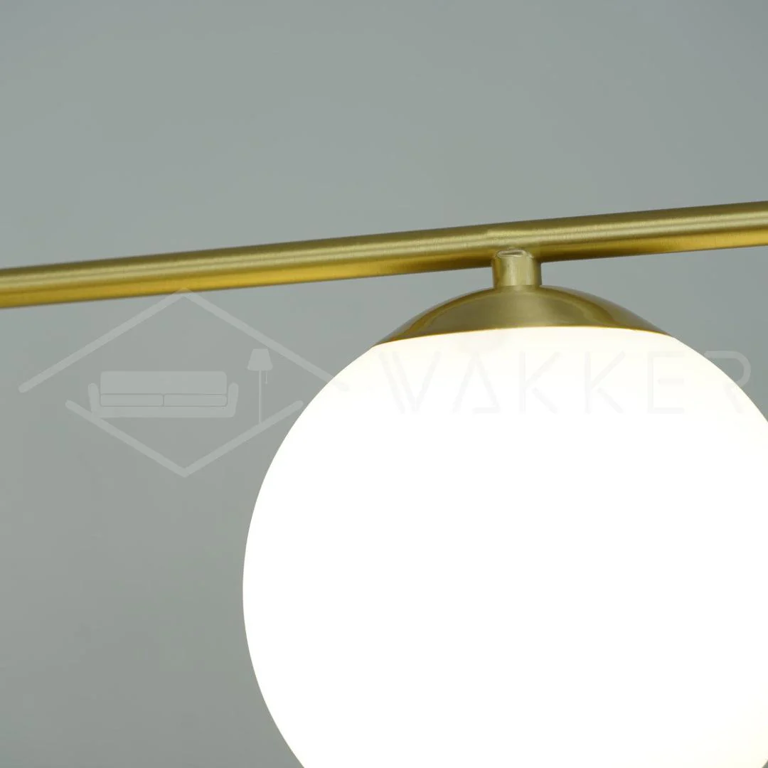 Lustra Chandelier Sphere & Stem Modern Gold LED - Image 38