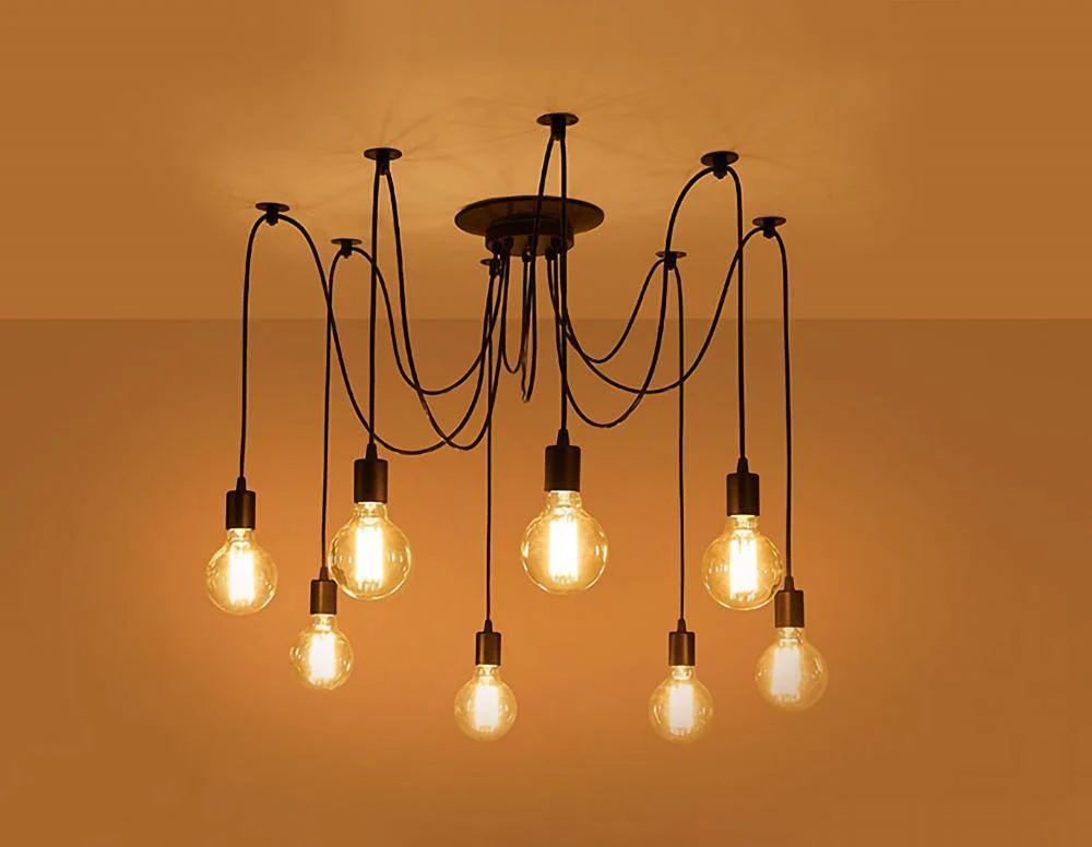 Lustra Chandelier Spider Cable Industrial - Image 10