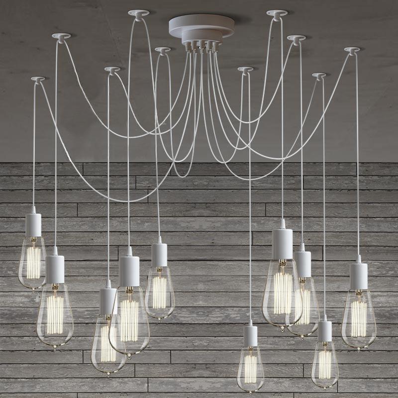 Lustra Chandelier Spider Cable Industrial - Image 22