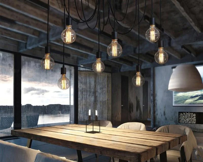 Lustra Chandelier Spider Cable Industrial - Image 23