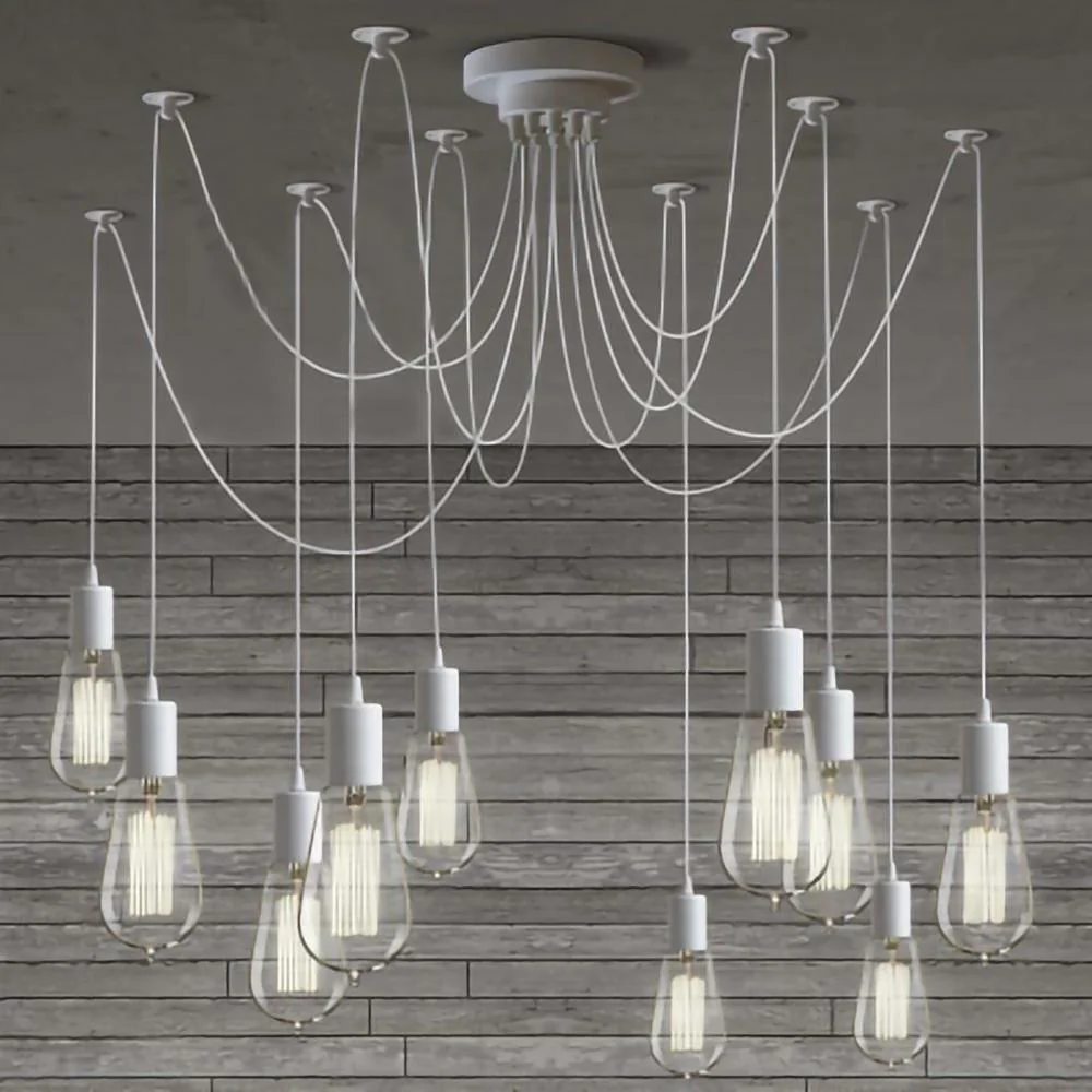 Lustra Chandelier Spider Cable Industrial - Image 24