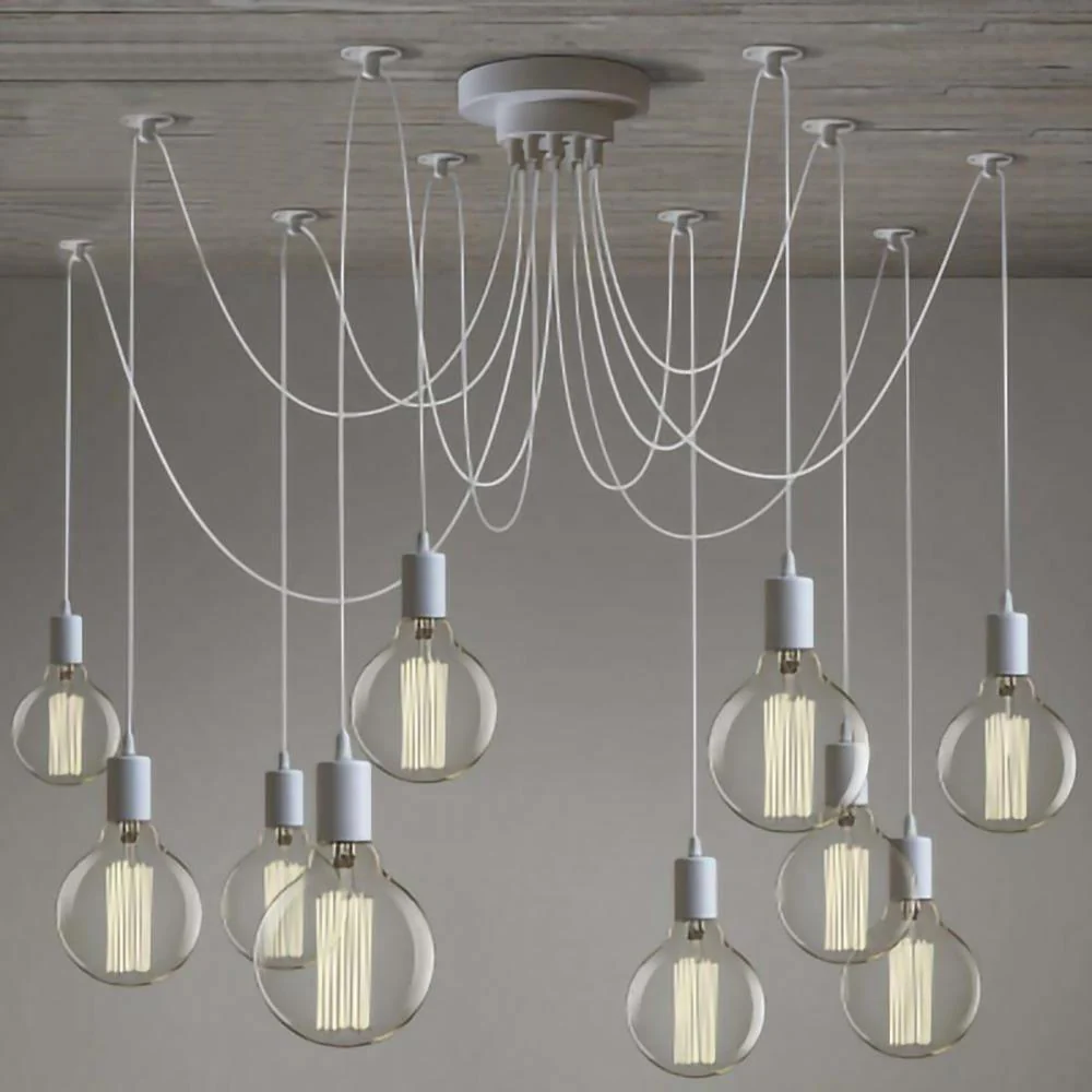 Lustra Chandelier Spider Cable Industrial - Image 27