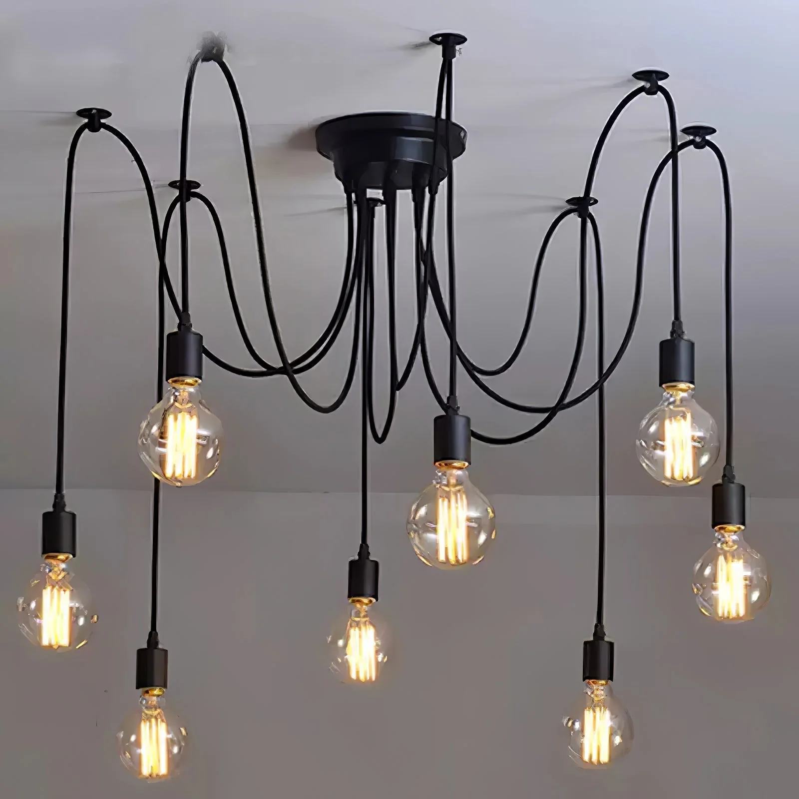Lustra Chandelier Spider Cable Industrial - Image 38