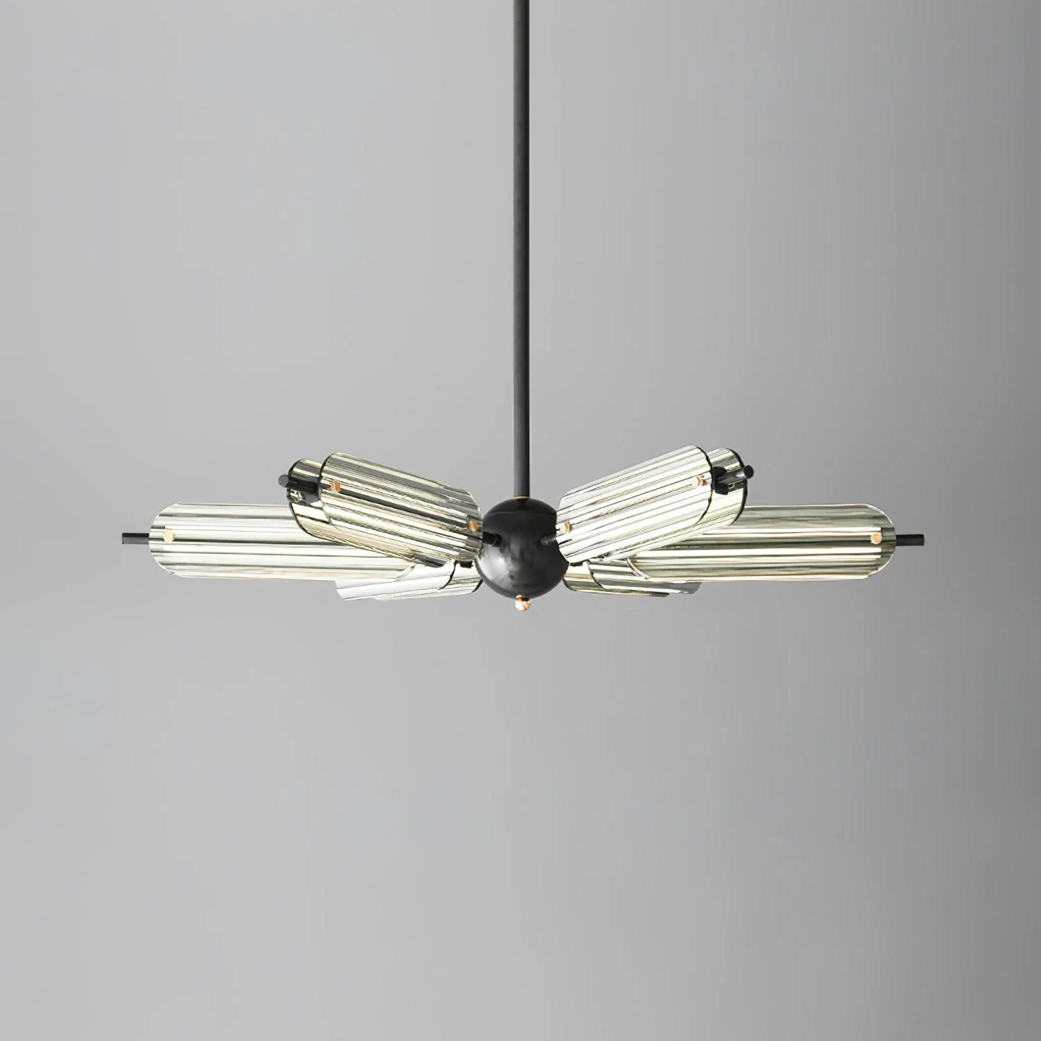 Lustra Chandelier Sputnik Brass Modern 12-Light