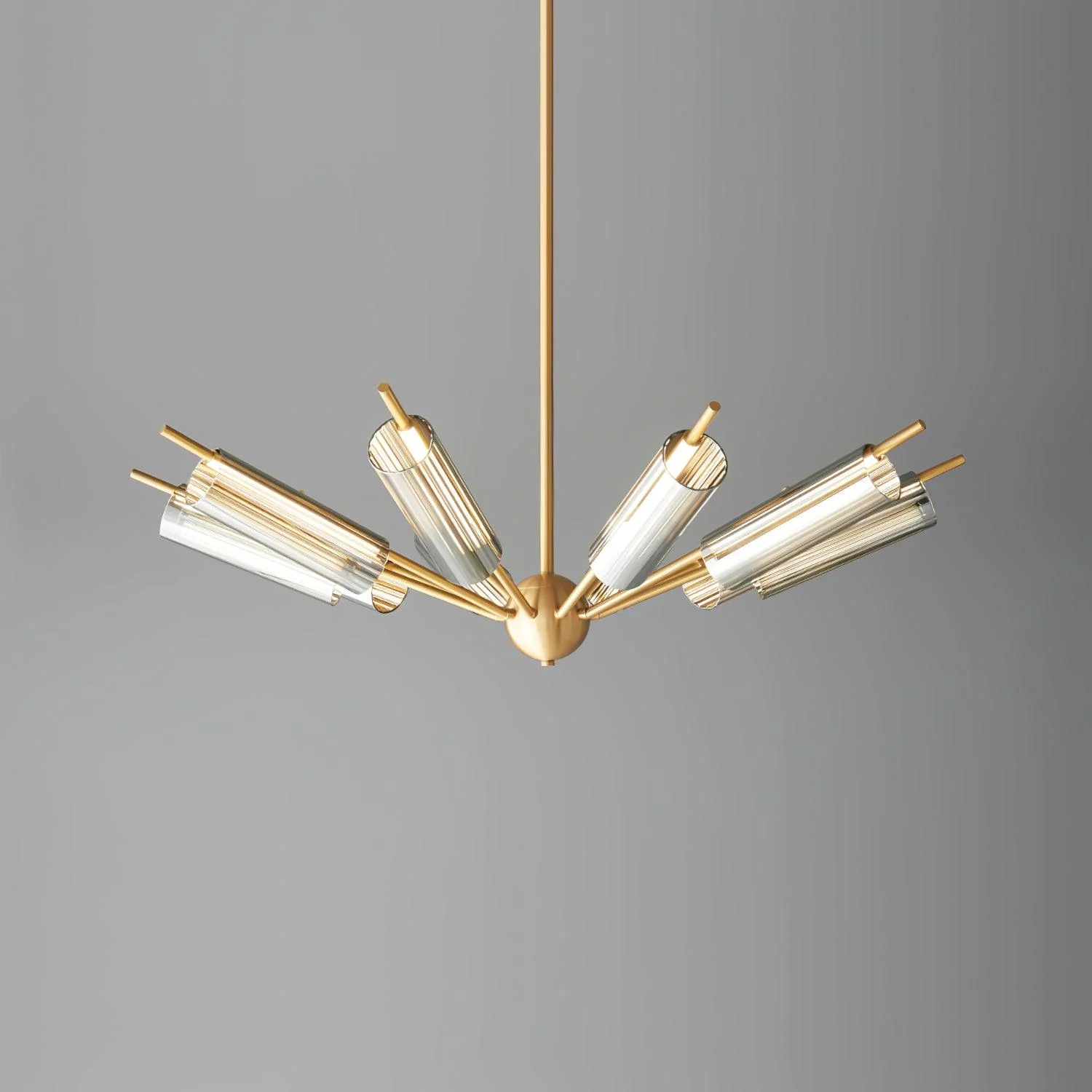 Lustra Chandelier Sputnik Brass Modern 12-Light - Image 10