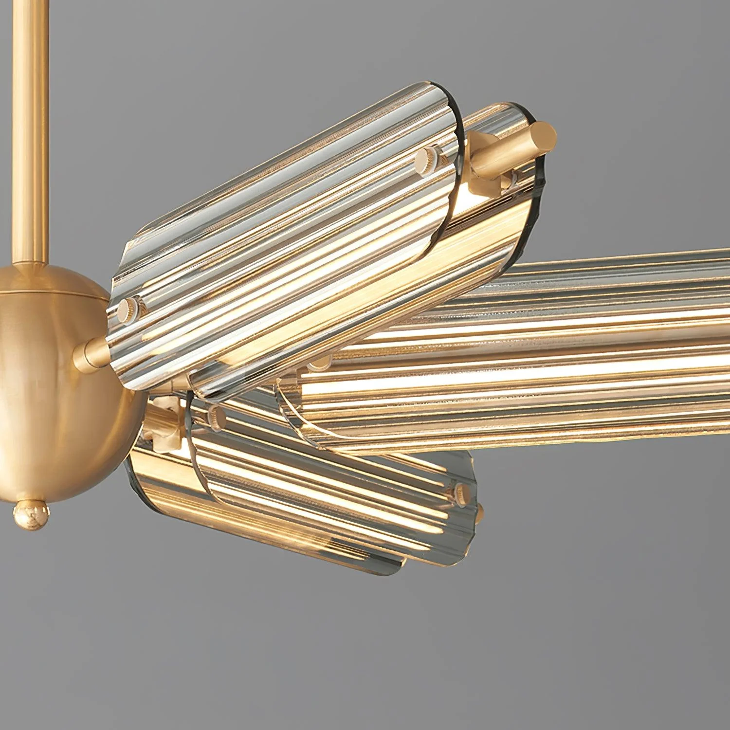 Lustra Chandelier Sputnik Brass Modern 12-Light - Image 16