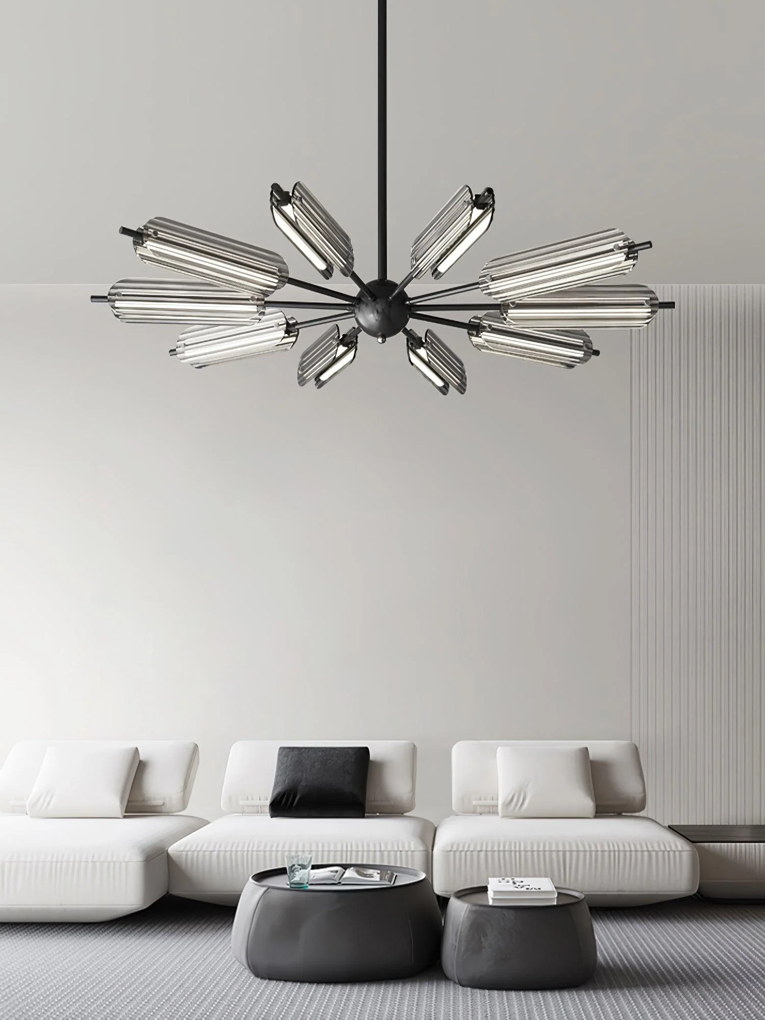 Lustra Chandelier Sputnik Brass Modern 12-Light - Image 21