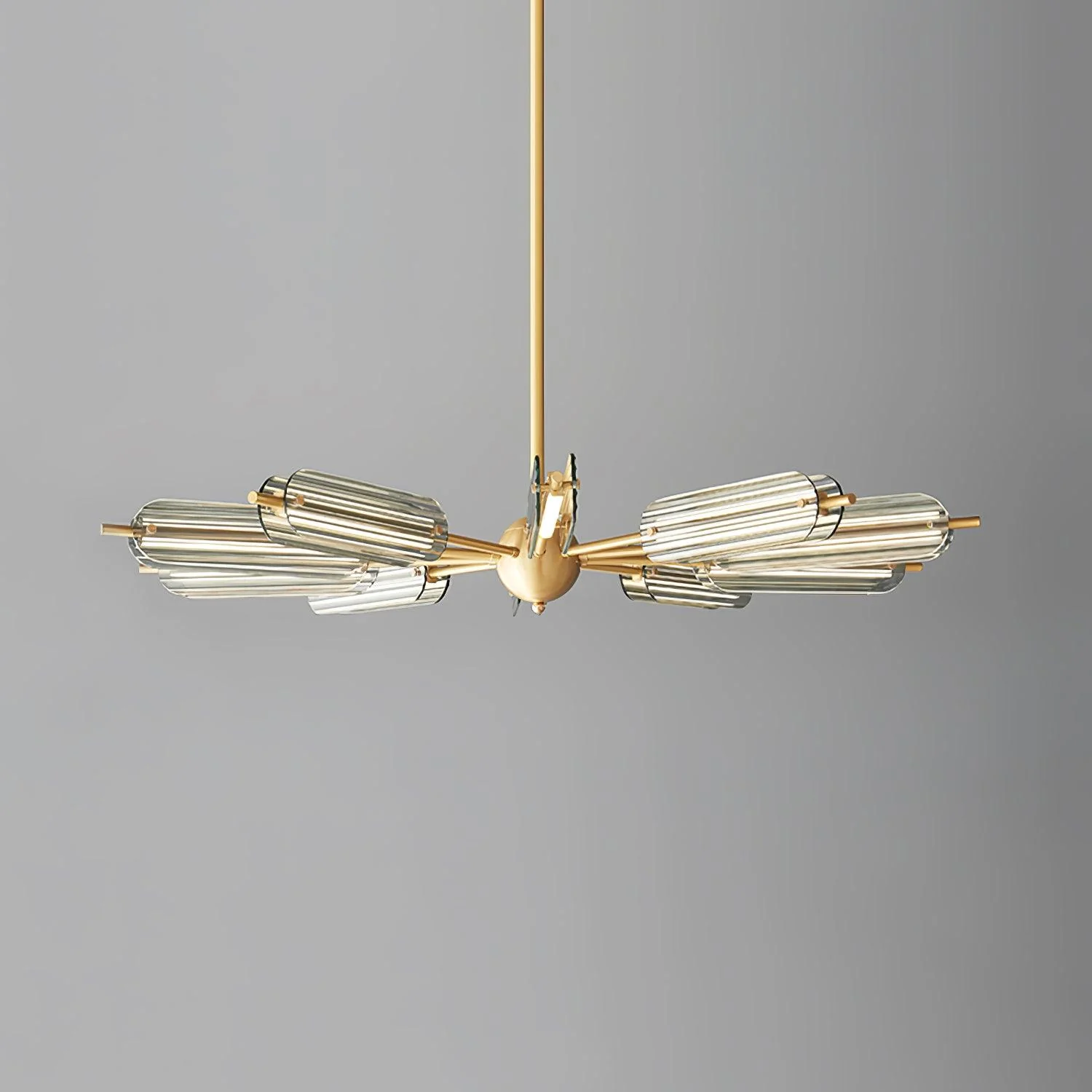 Lustra Chandelier Sputnik Brass Modern 12-Light - Image 22