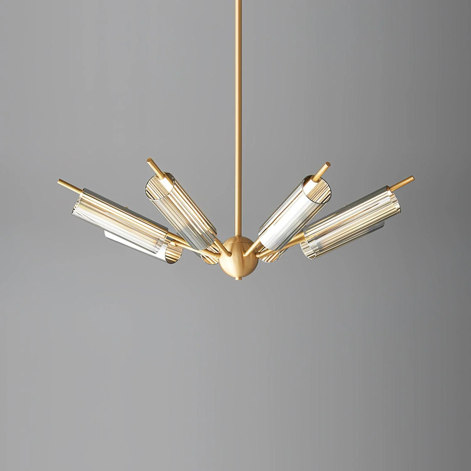 Lustra Chandelier Sputnik Brass Modern 12-Light - Image 24