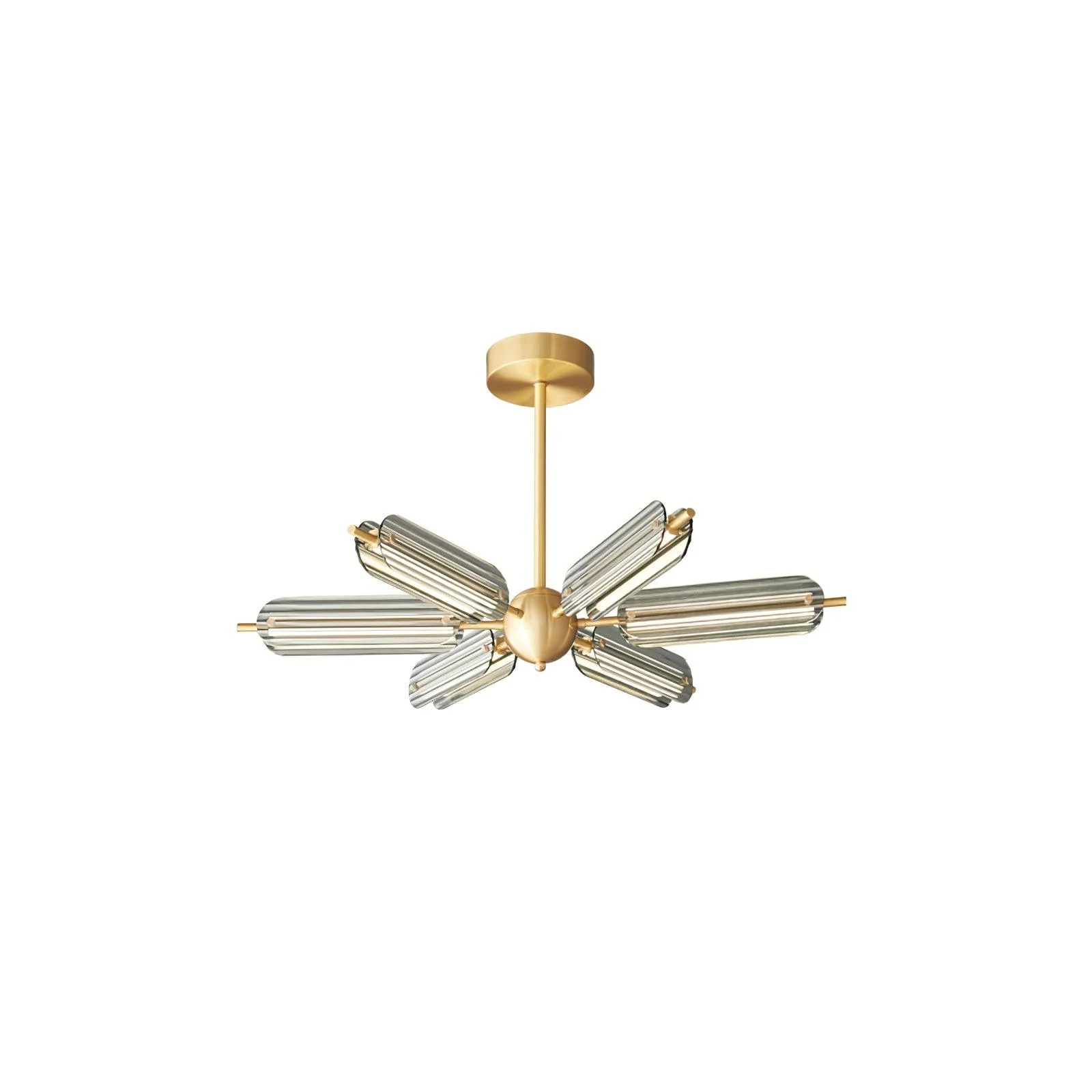 Lustra Chandelier Sputnik Brass Modern 12-Light - Image 26
