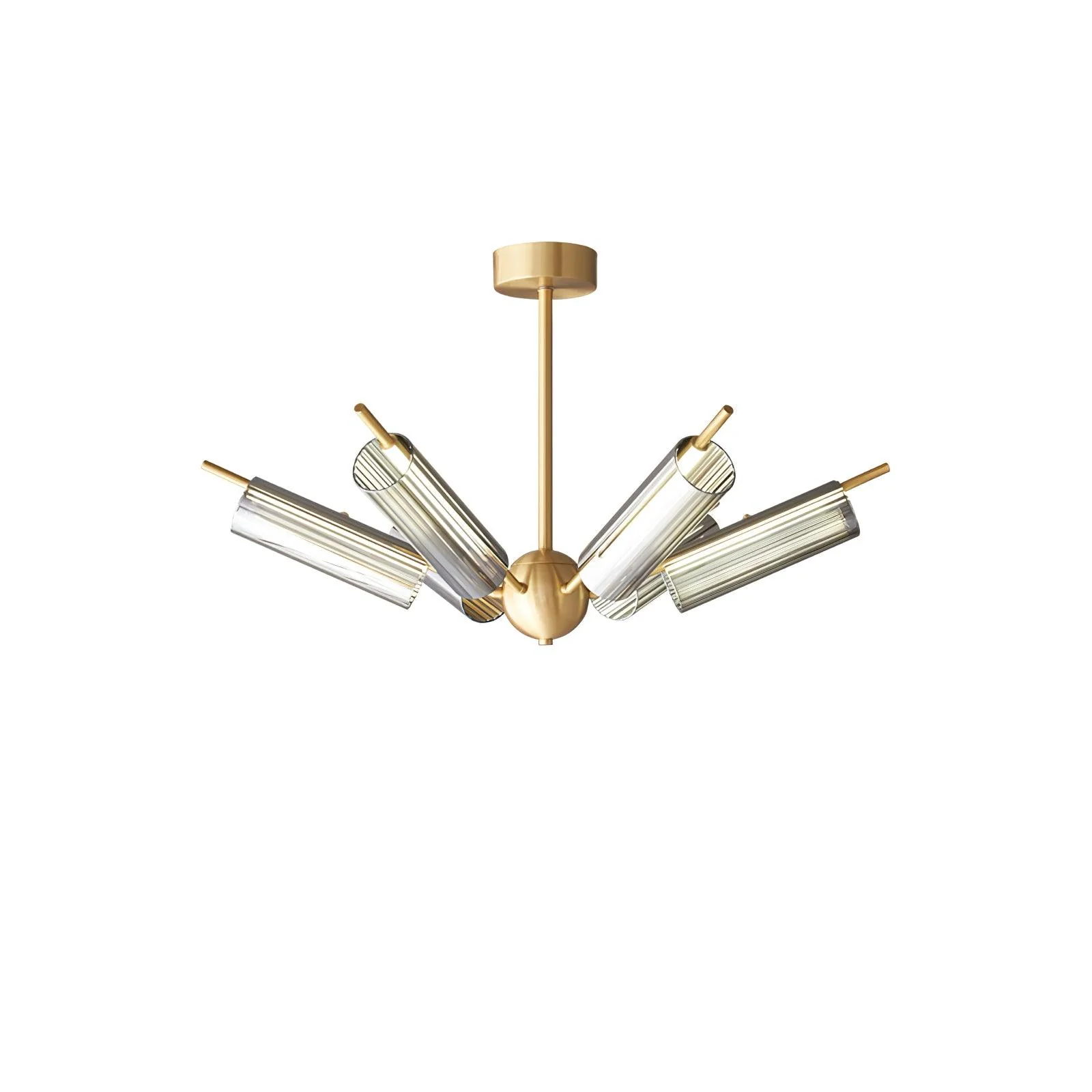 Lustra Chandelier Sputnik Brass Modern 12-Light - Image 27