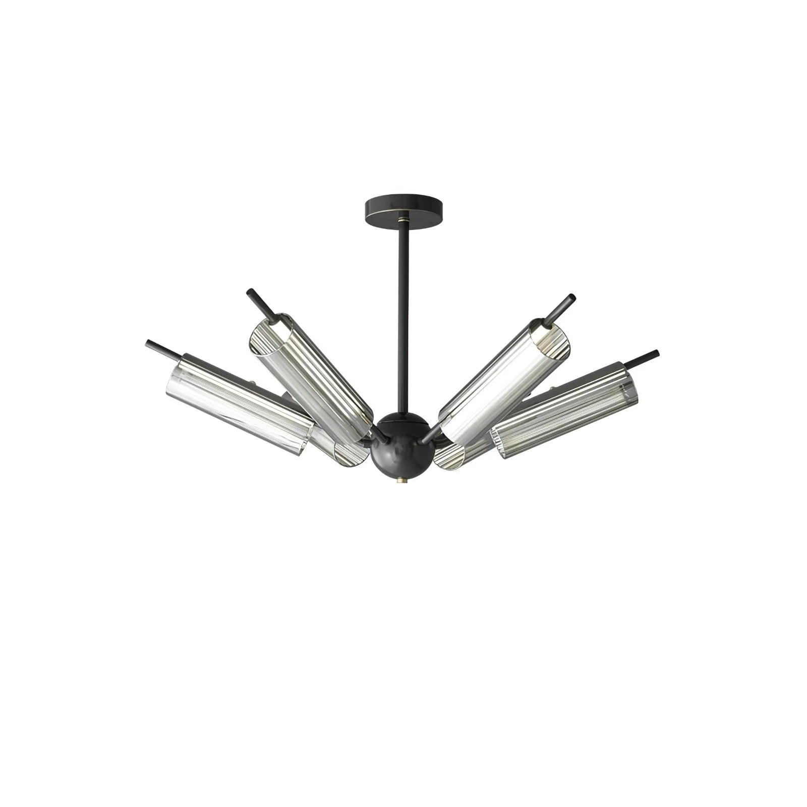 Lustra Chandelier Sputnik Brass Modern 12-Light - Image 28