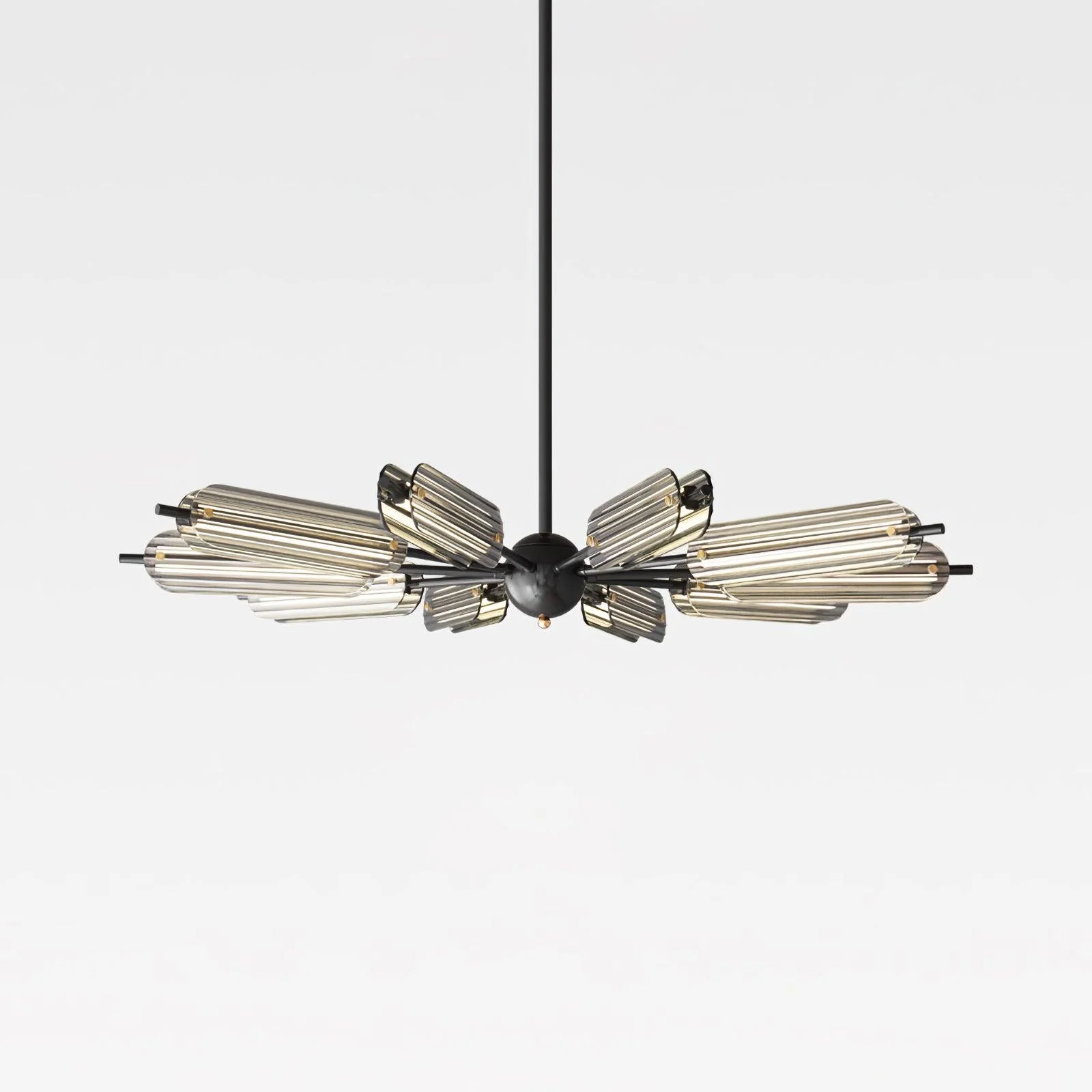 Lustra Chandelier Sputnik Brass Modern 12-Light - Image 30