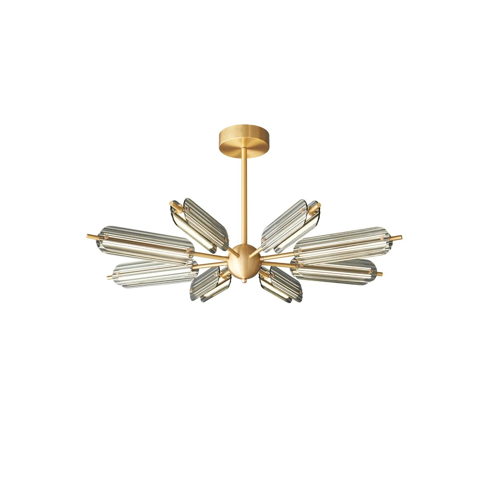 Lustra Chandelier Sputnik Brass Modern 12-Light - Image 44