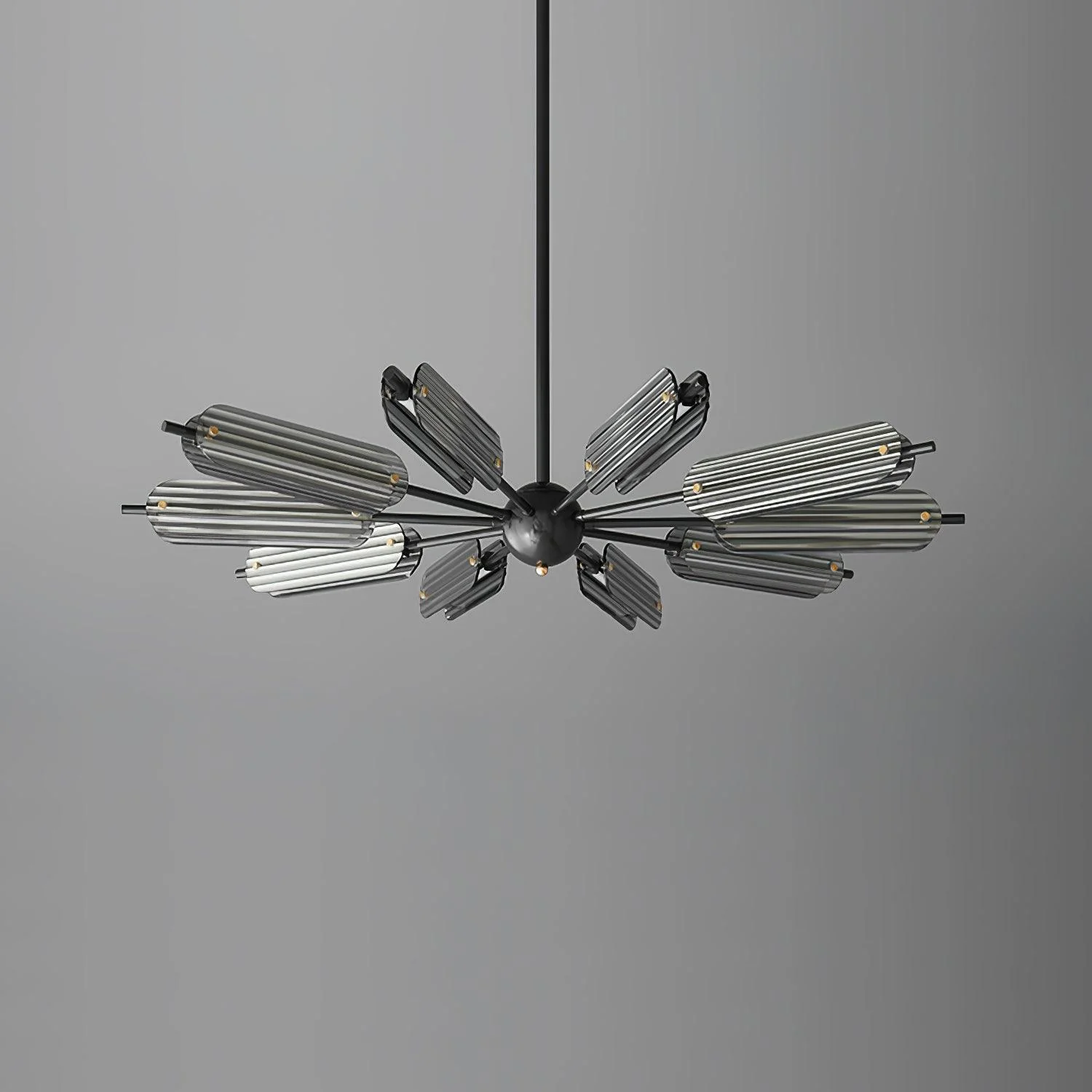 Lustra Chandelier Sputnik Brass Modern 12-Light - Image 50