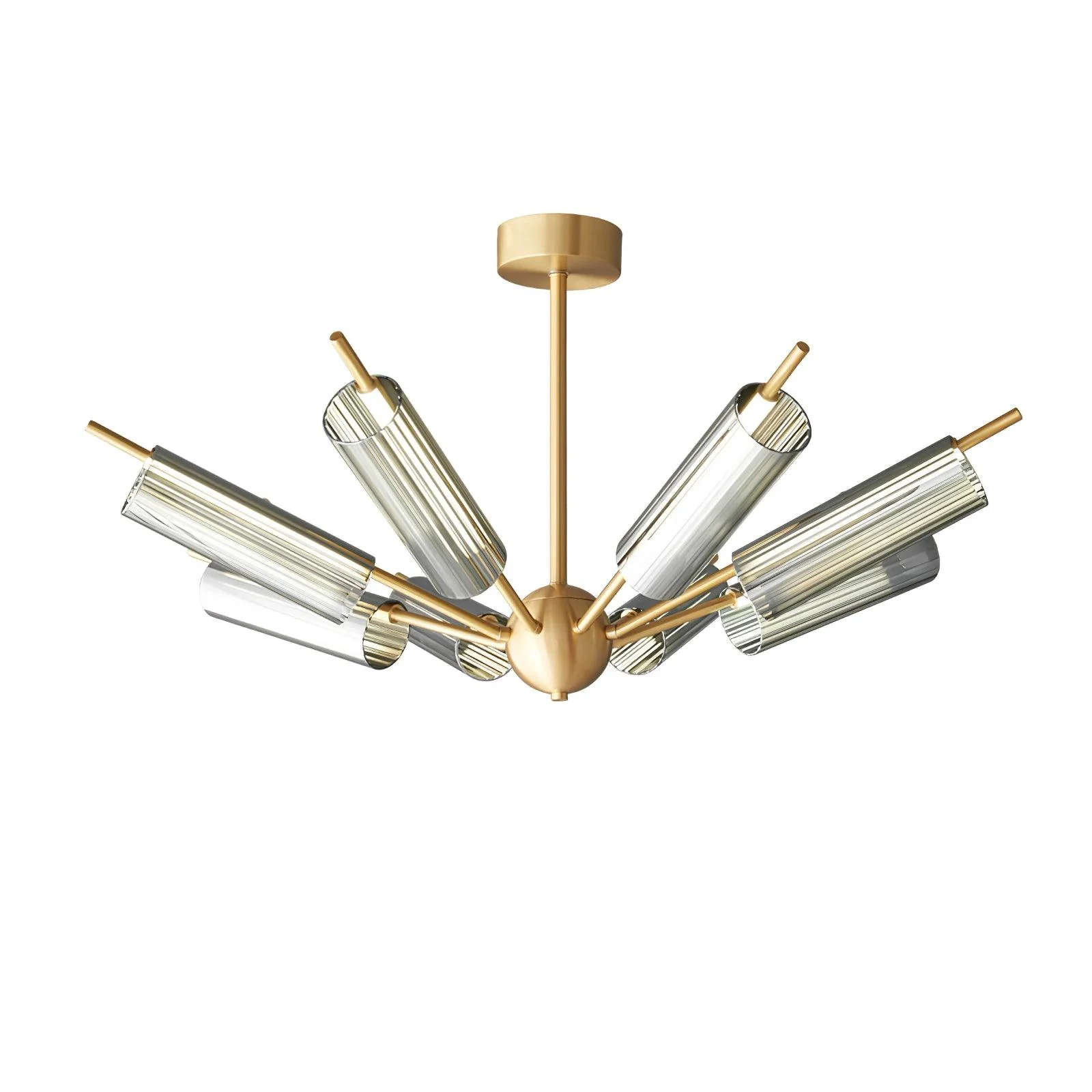 Lustra Chandelier Sputnik Brass Modern 12-Light - Image 54