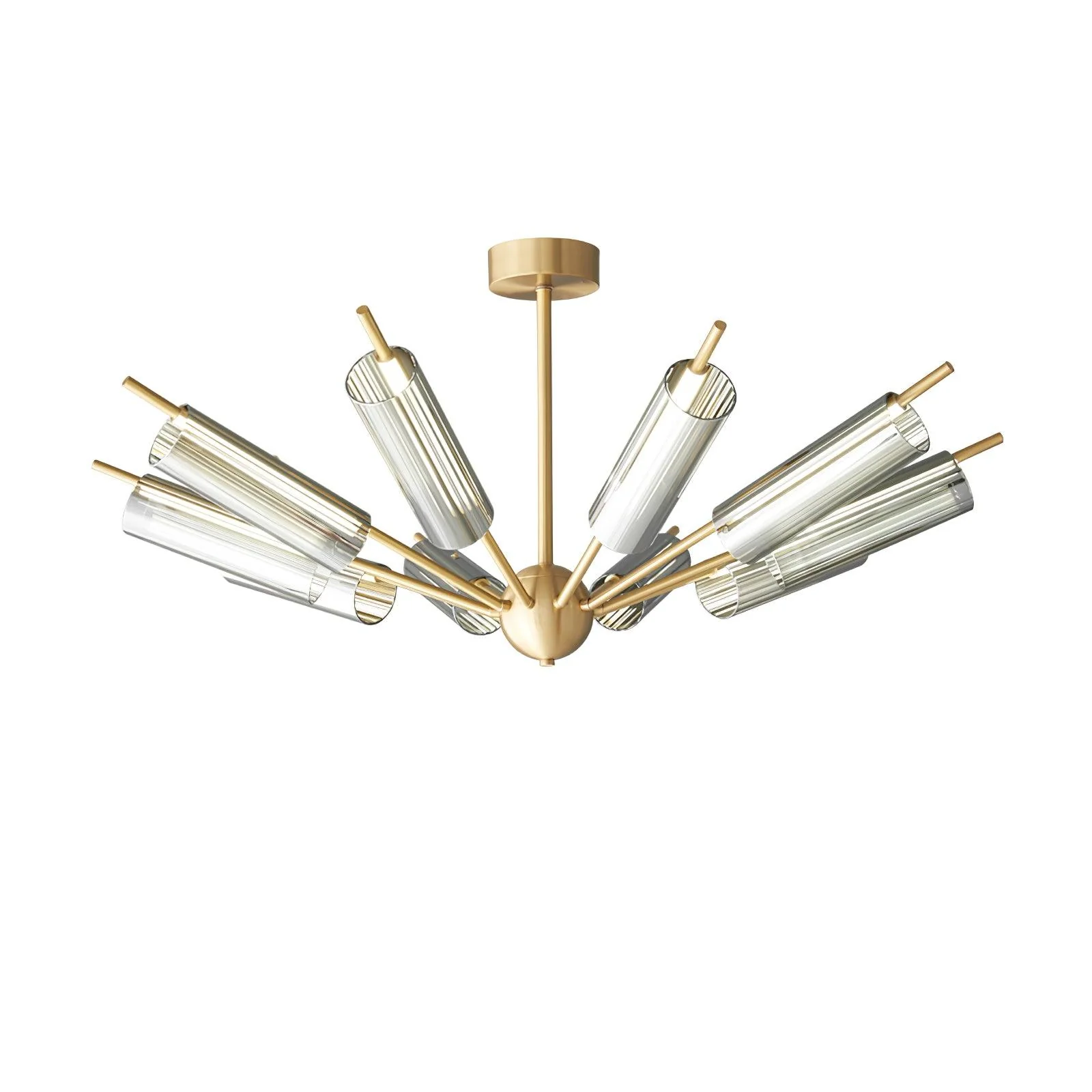 Lustra Chandelier Sputnik Brass Modern 12-Light - Image 56