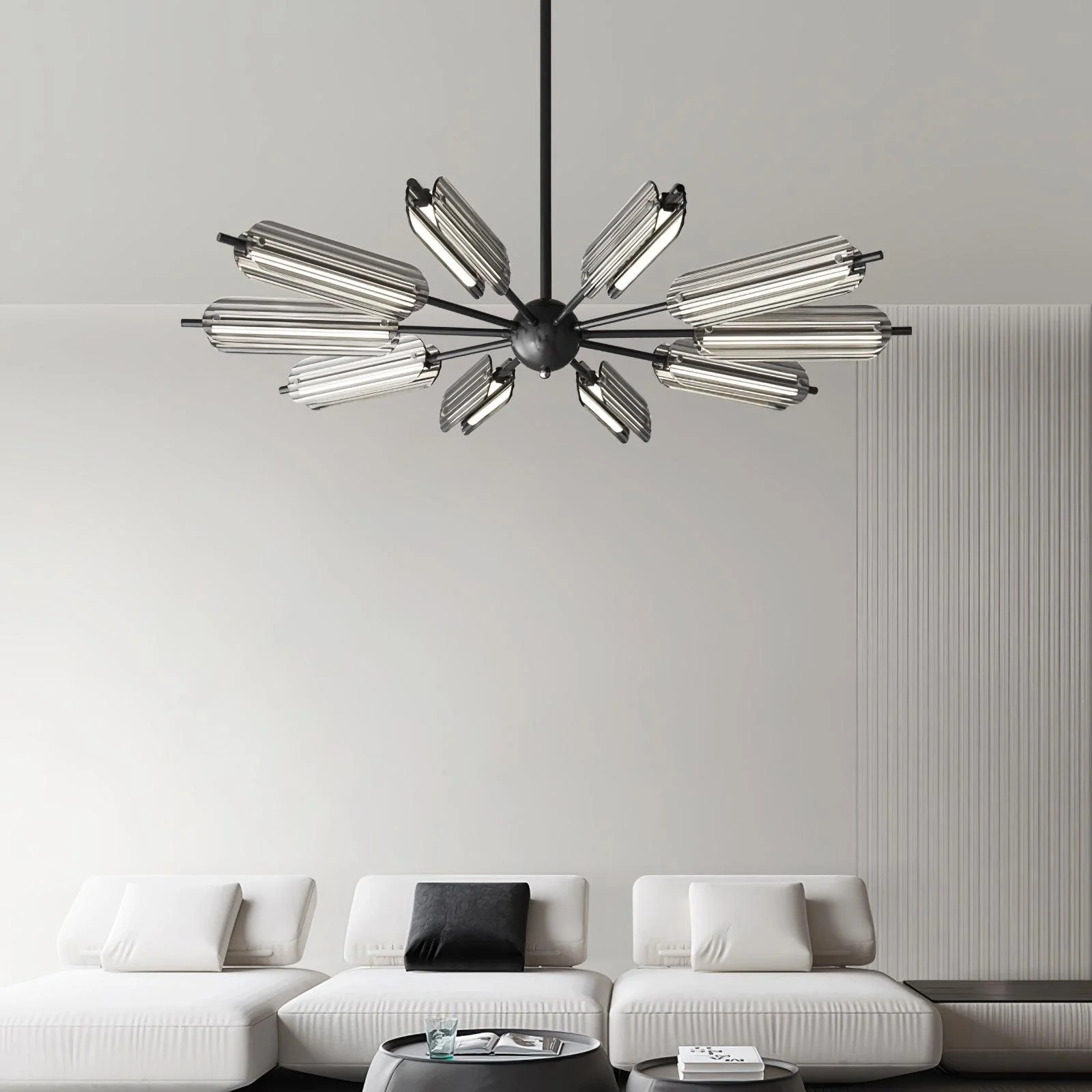 Lustra Chandelier Sputnik Brass Modern 12-Light - Image 7