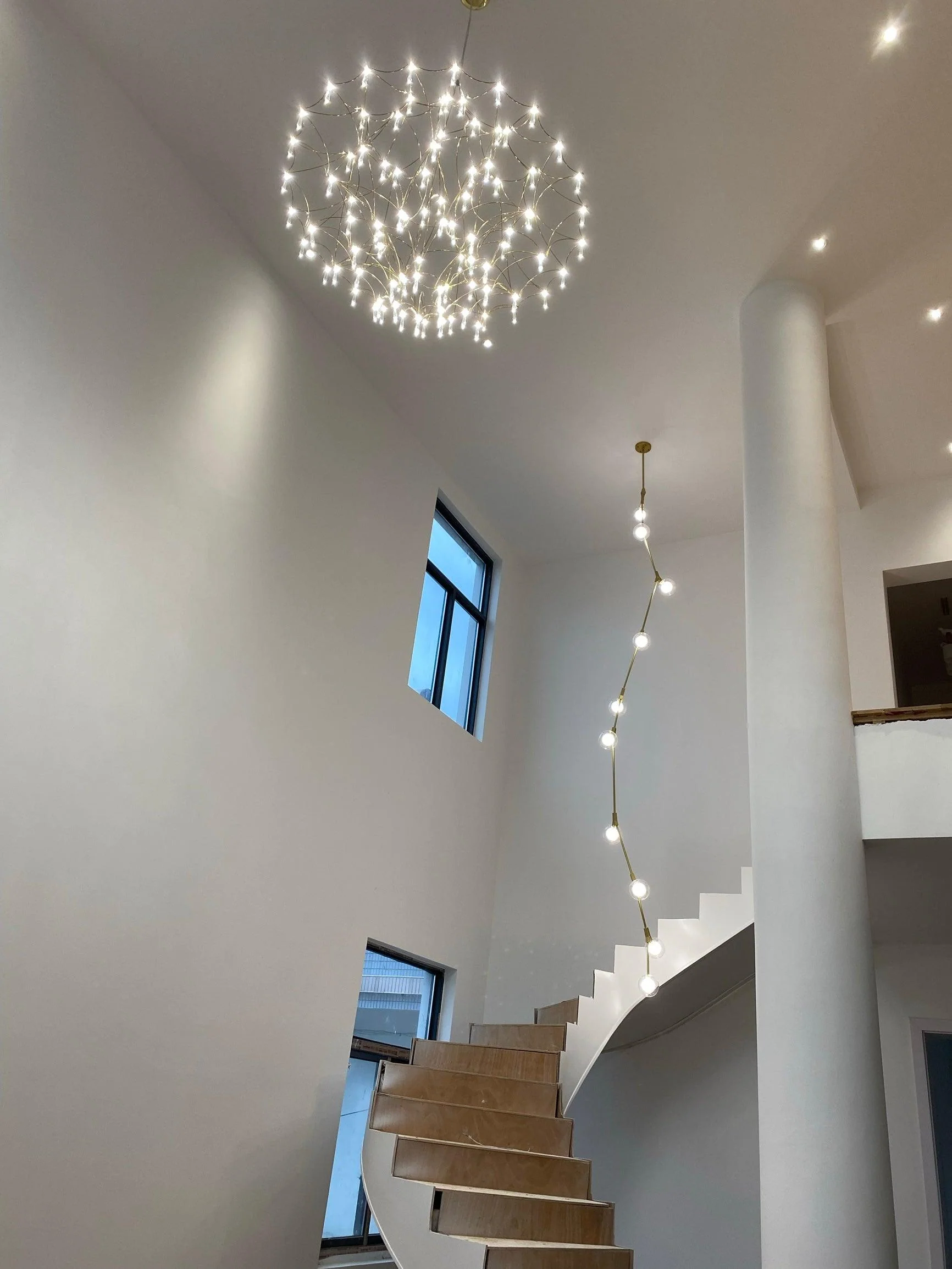 Lustra Chandelier Stainless Crystal Net - Image 13