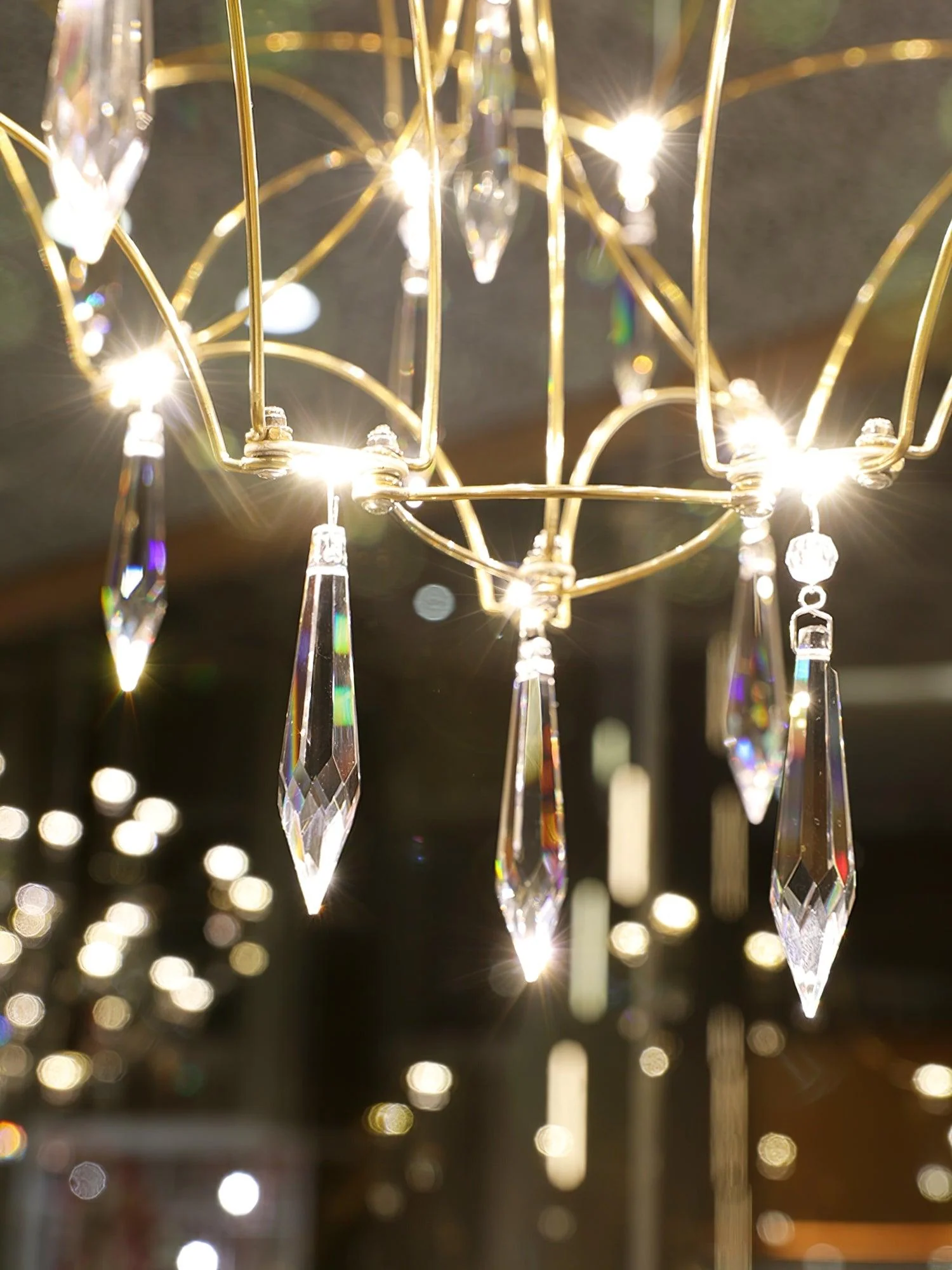Lustra Chandelier Stainless Crystal Net - Image 19