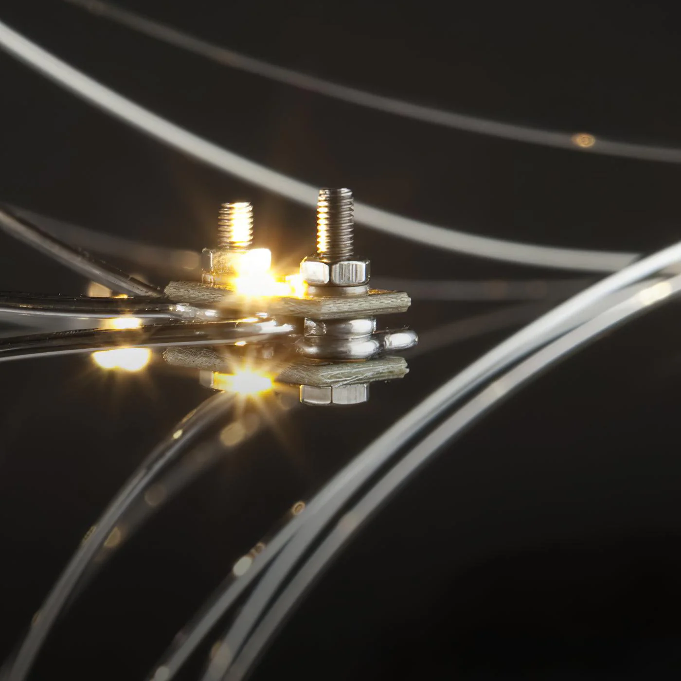 Lustra Chandelier Stainless Crystal Net - Image 25