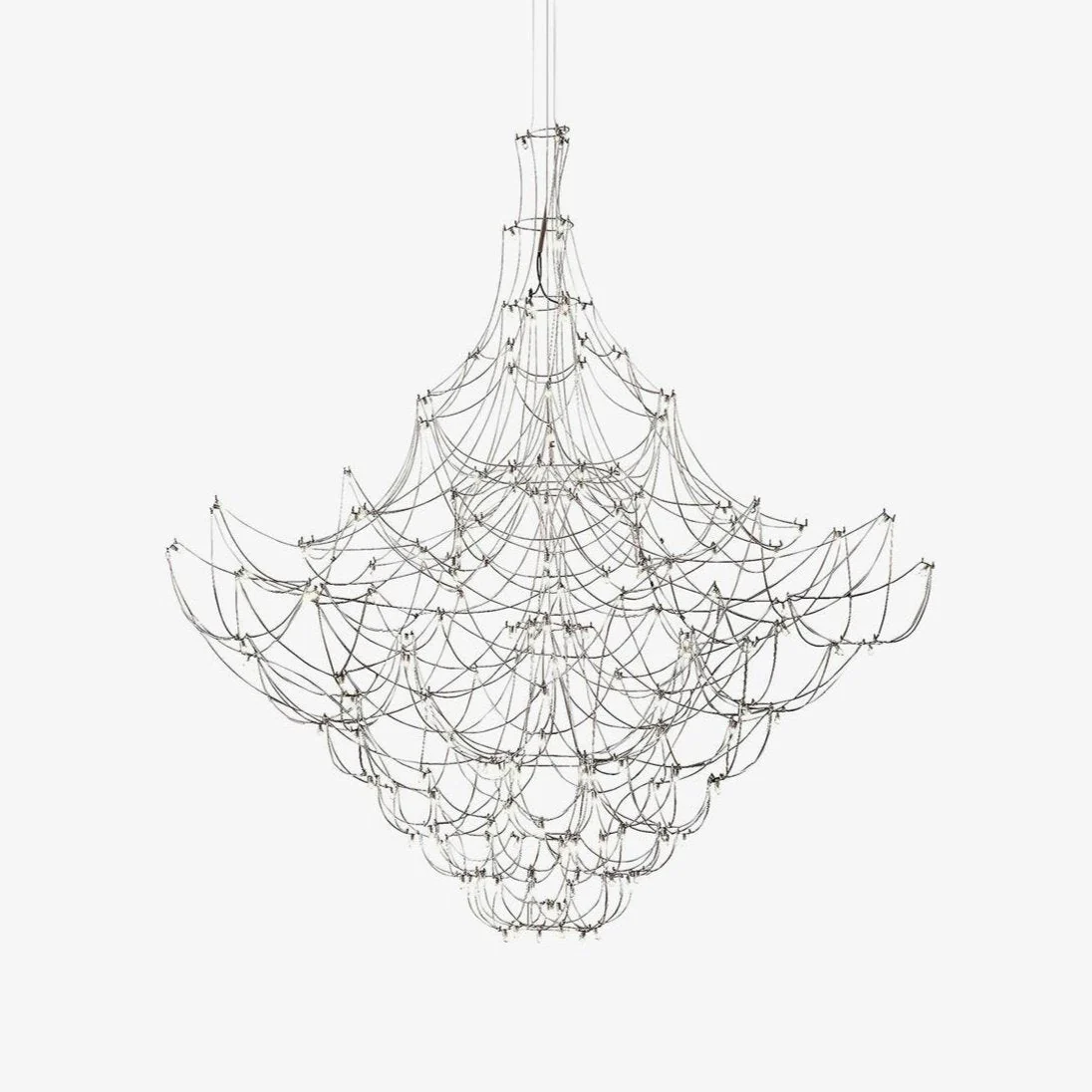 Lustra Chandelier Stainless Steel Wire Firefly