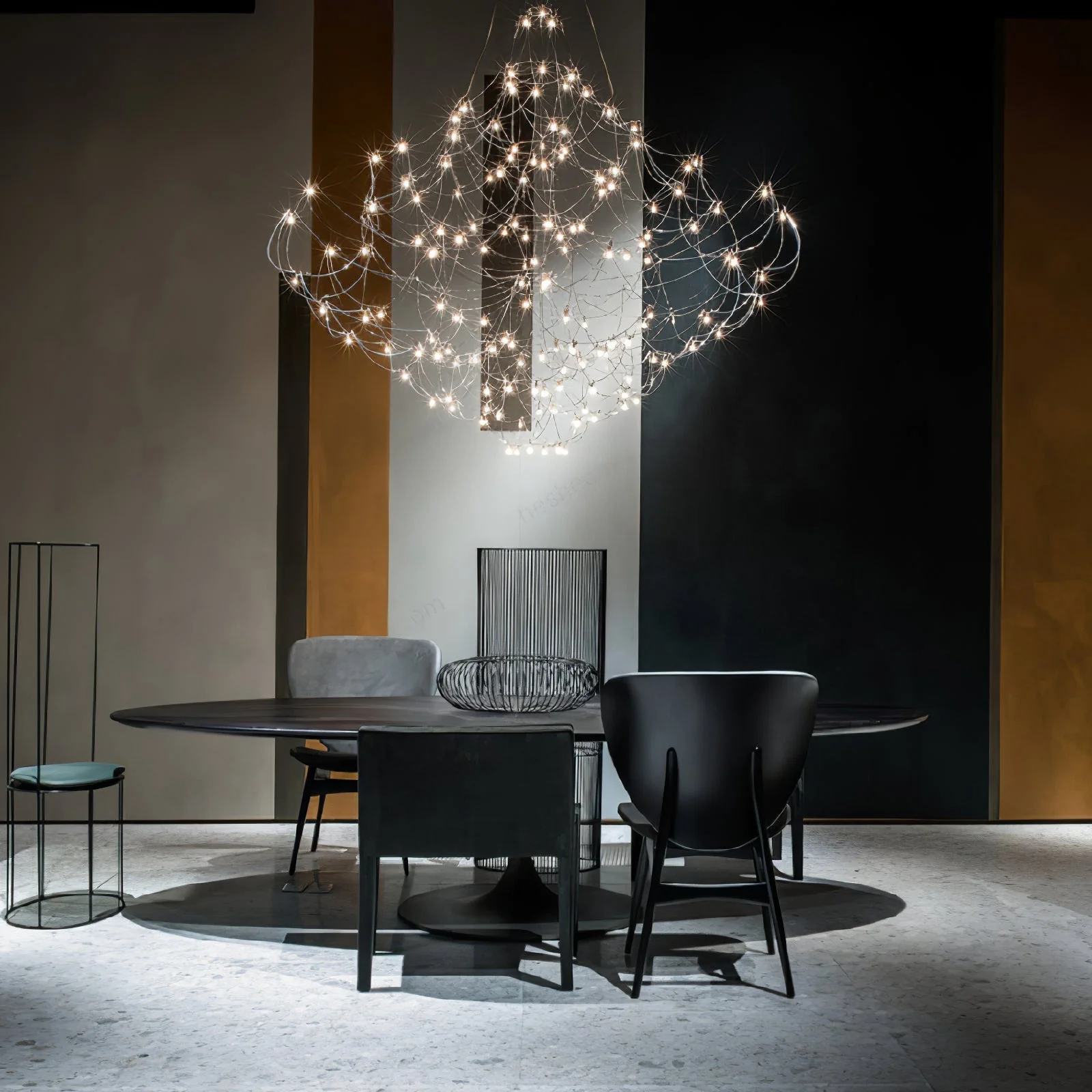 Lustra Chandelier Stainless Steel Wire Firefly - Image 10