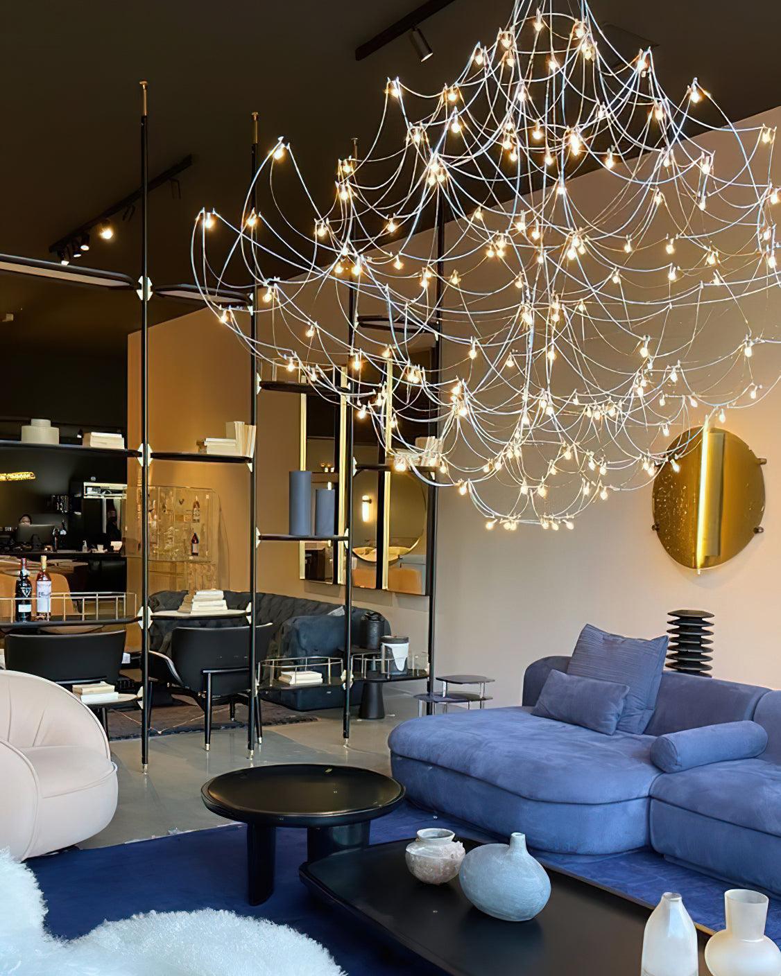 Lustra Chandelier Stainless Steel Wire Firefly - Image 12