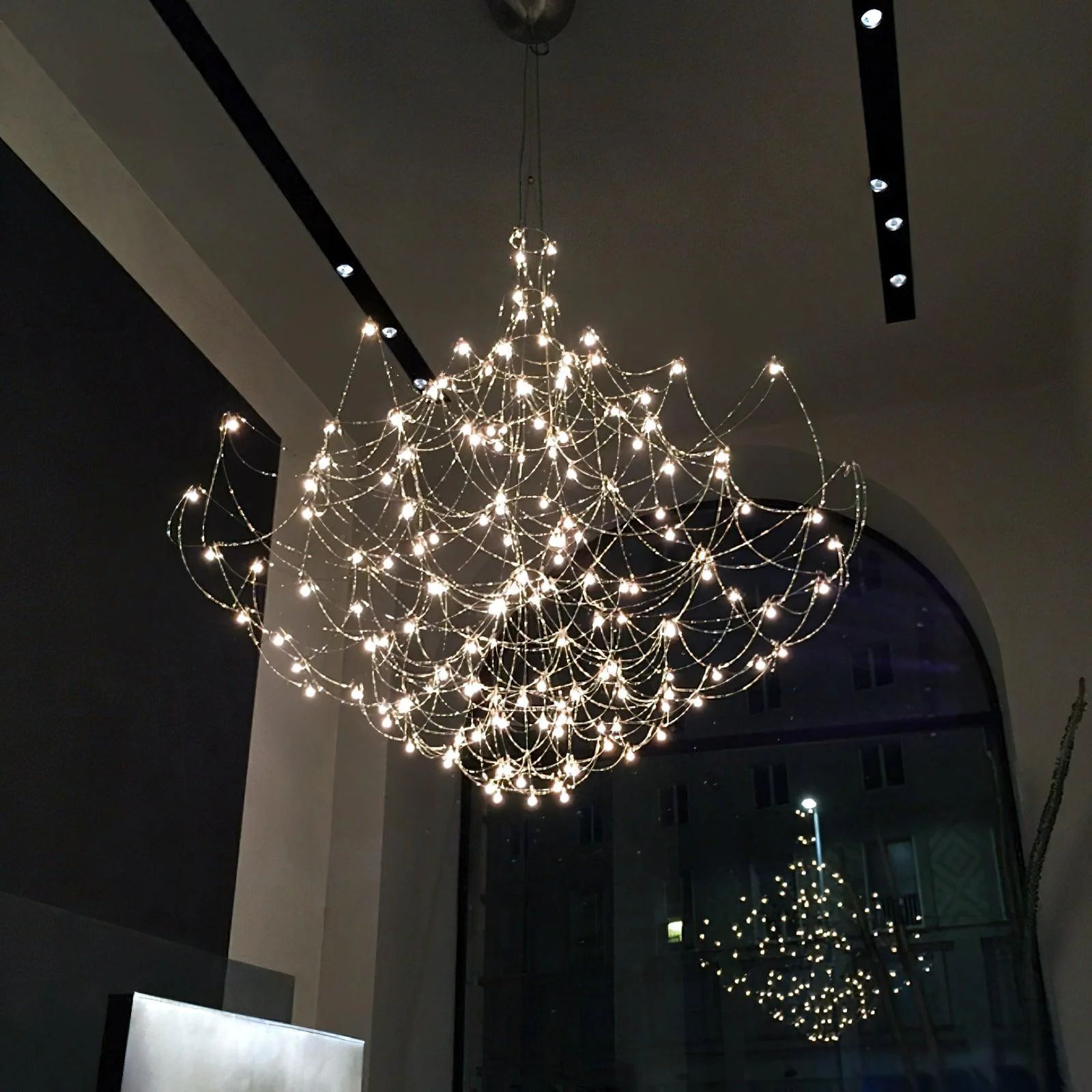 Lustra Chandelier Stainless Steel Wire Firefly - Image 27