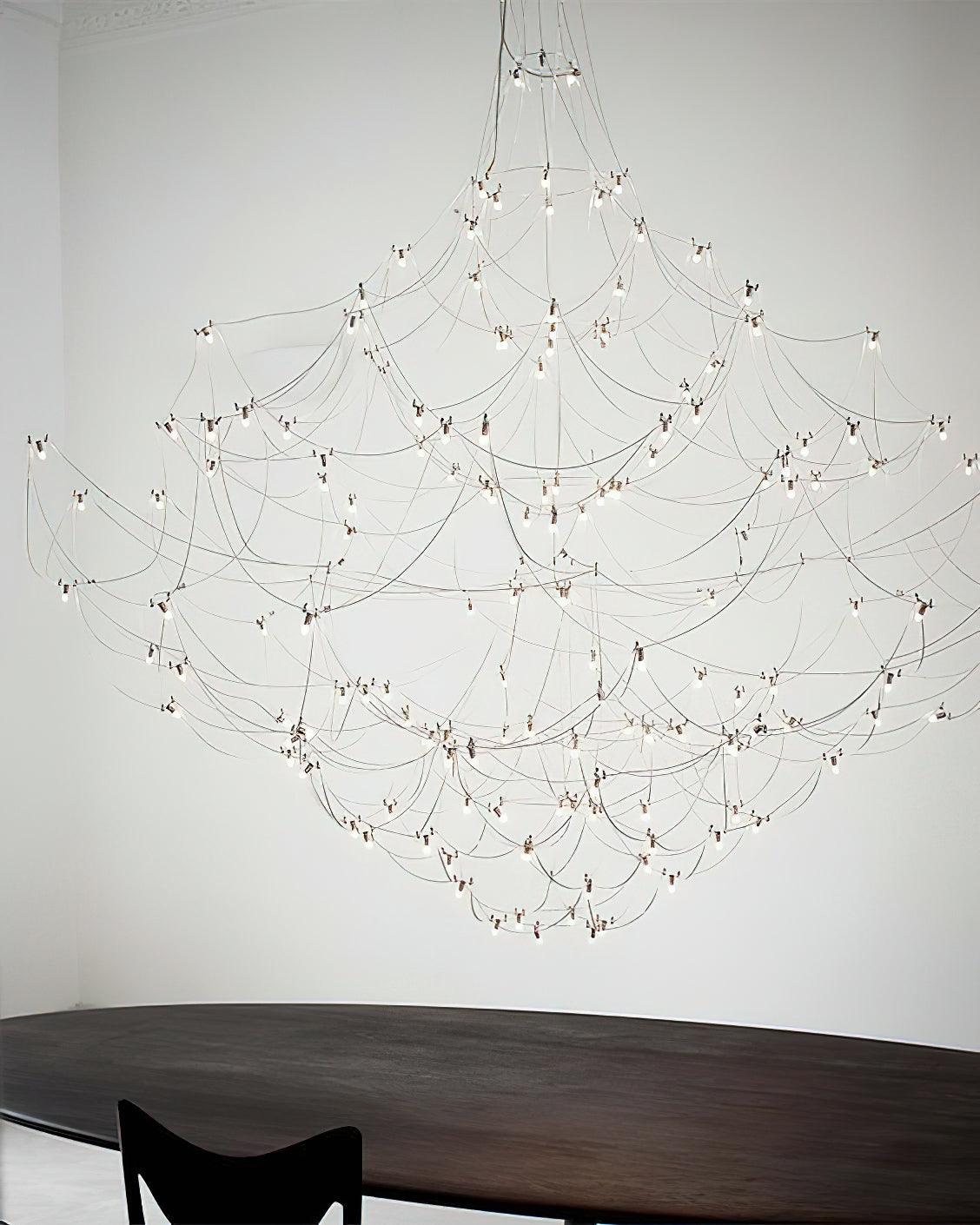 Lustra Chandelier Stainless Steel Wire Firefly - Image 31