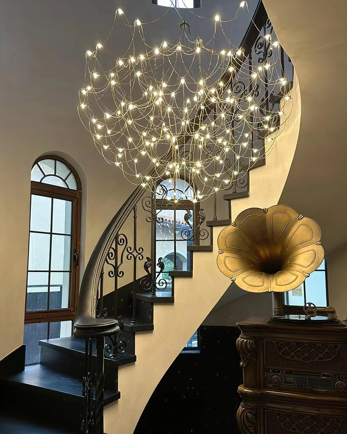 Lustra Chandelier Stainless Steel Wire Firefly - Image 35