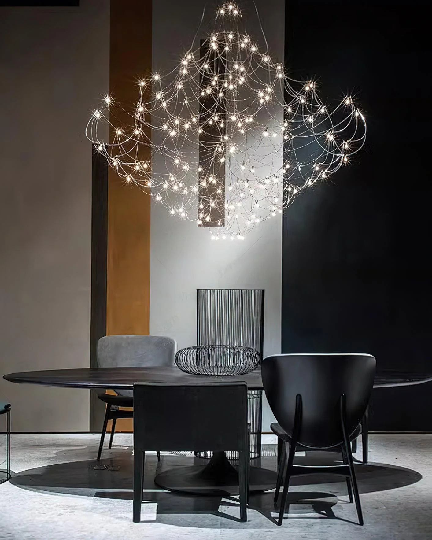 Lustra Chandelier Stainless Steel Wire Firefly - Image 36