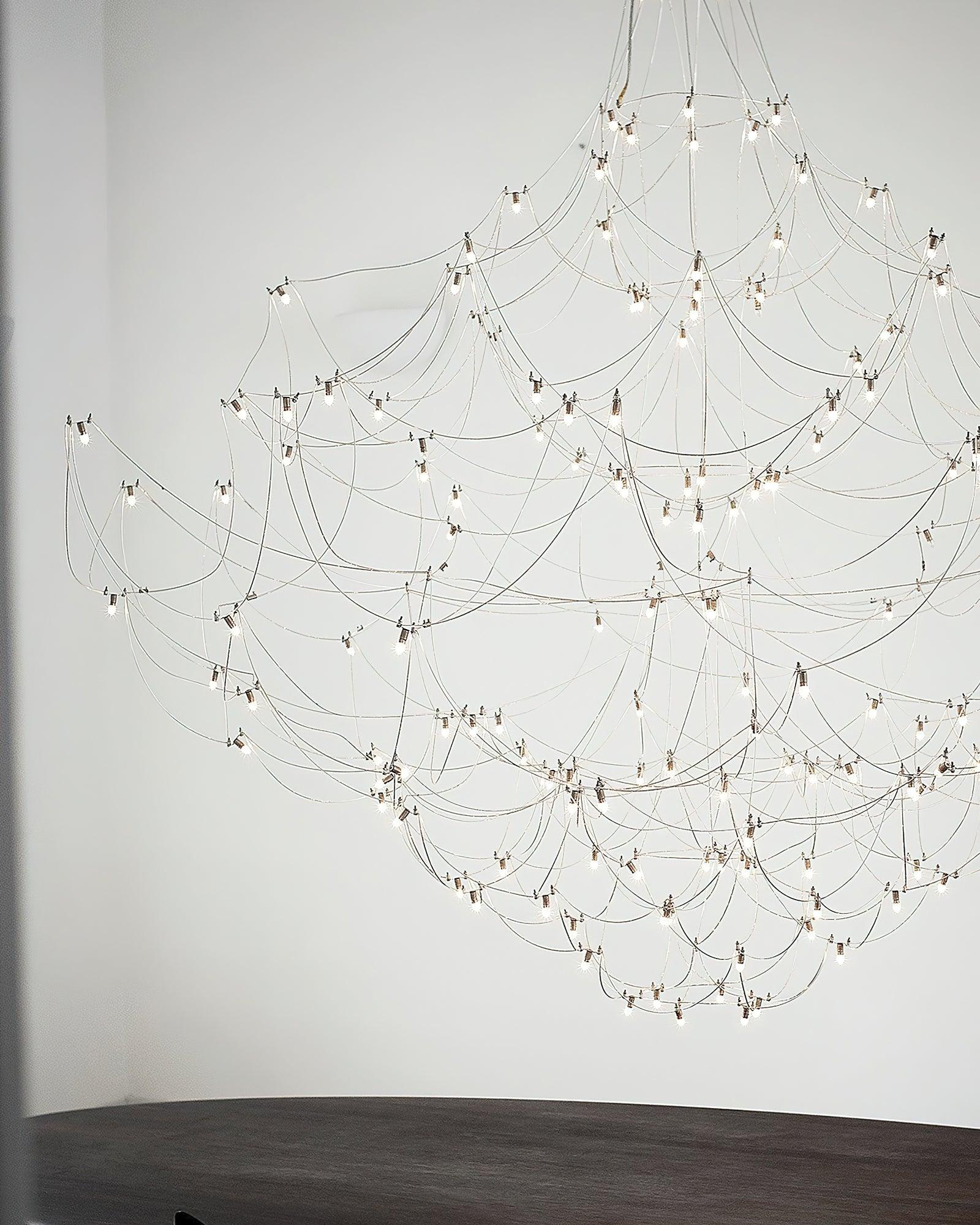Lustra Chandelier Stainless Steel Wire Firefly - Image 38