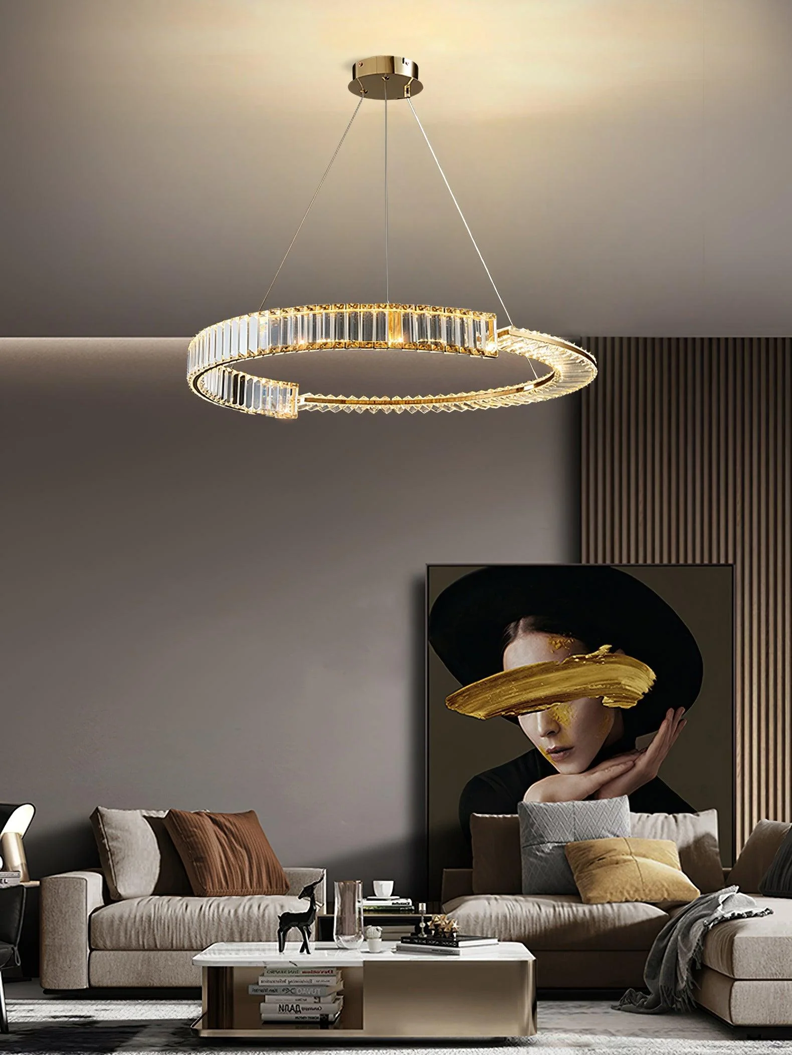 Lustra Chandelier Stella LED Crystal Ring - Image 10