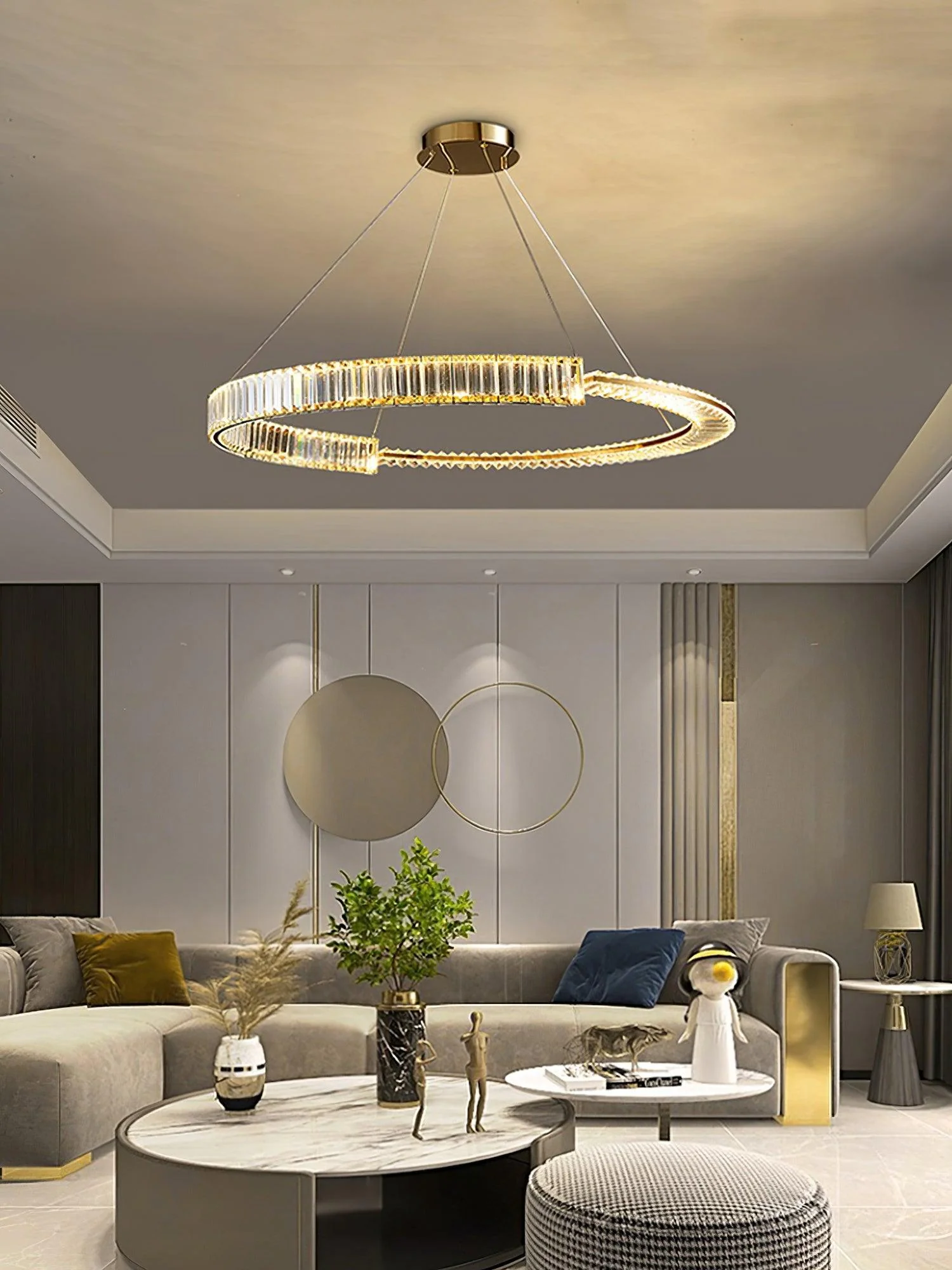 Lustra Chandelier Stella LED Crystal Ring - Image 15